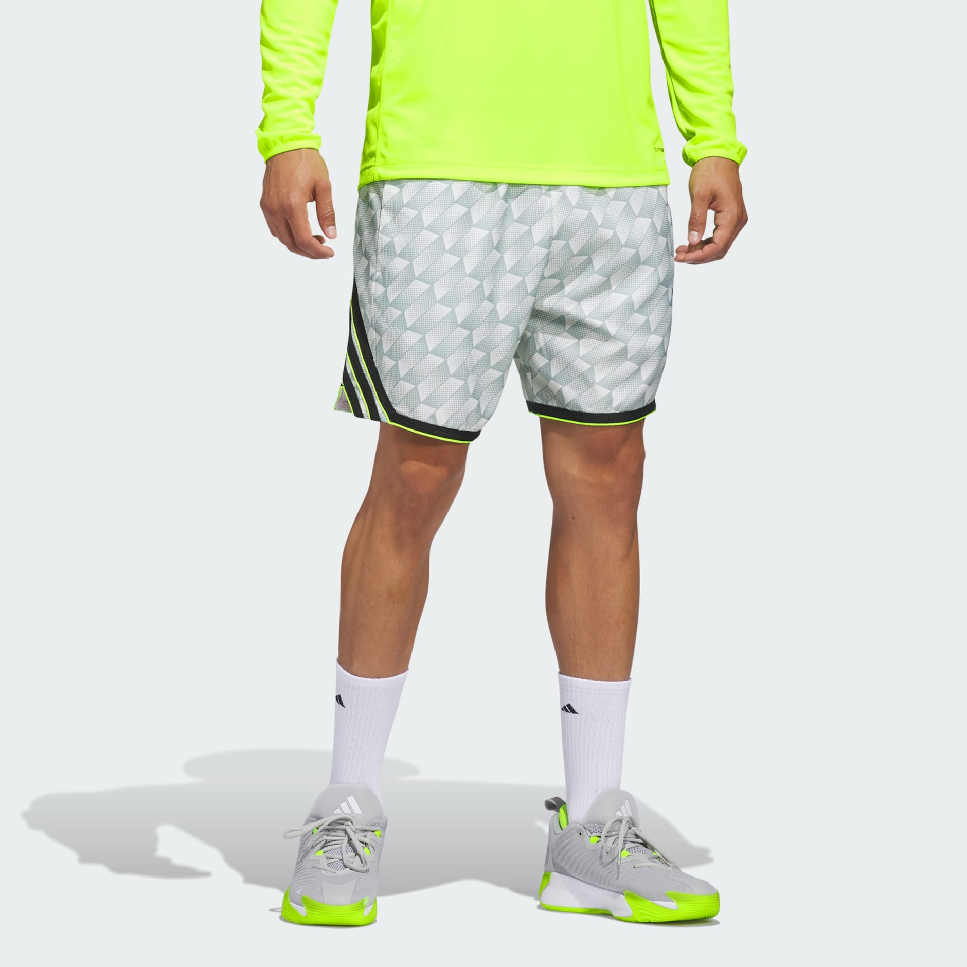 PANTALONI SCURȚI ADIDAS CRAZY LITE AOP