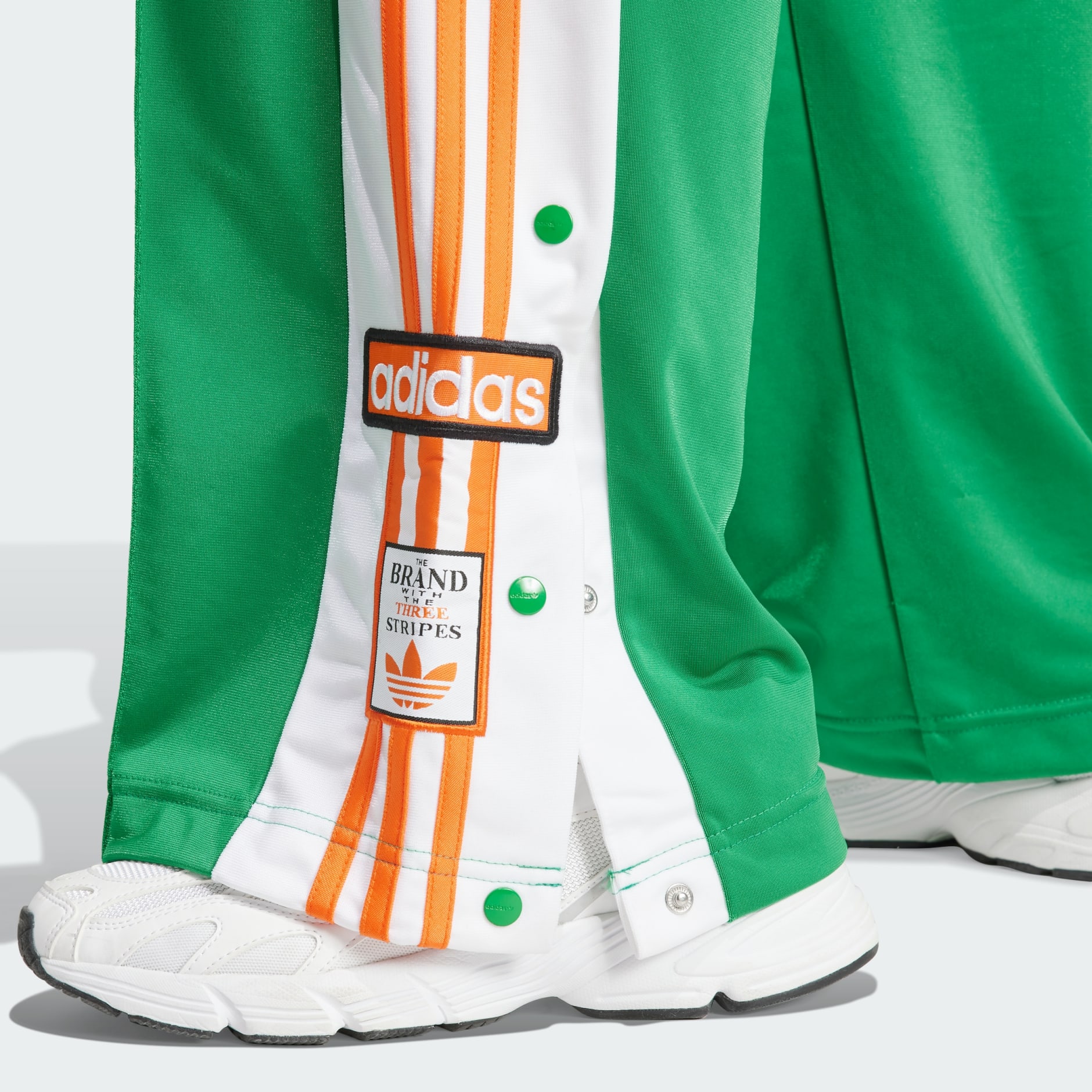 adidas Originals varsity adibreak pants in green