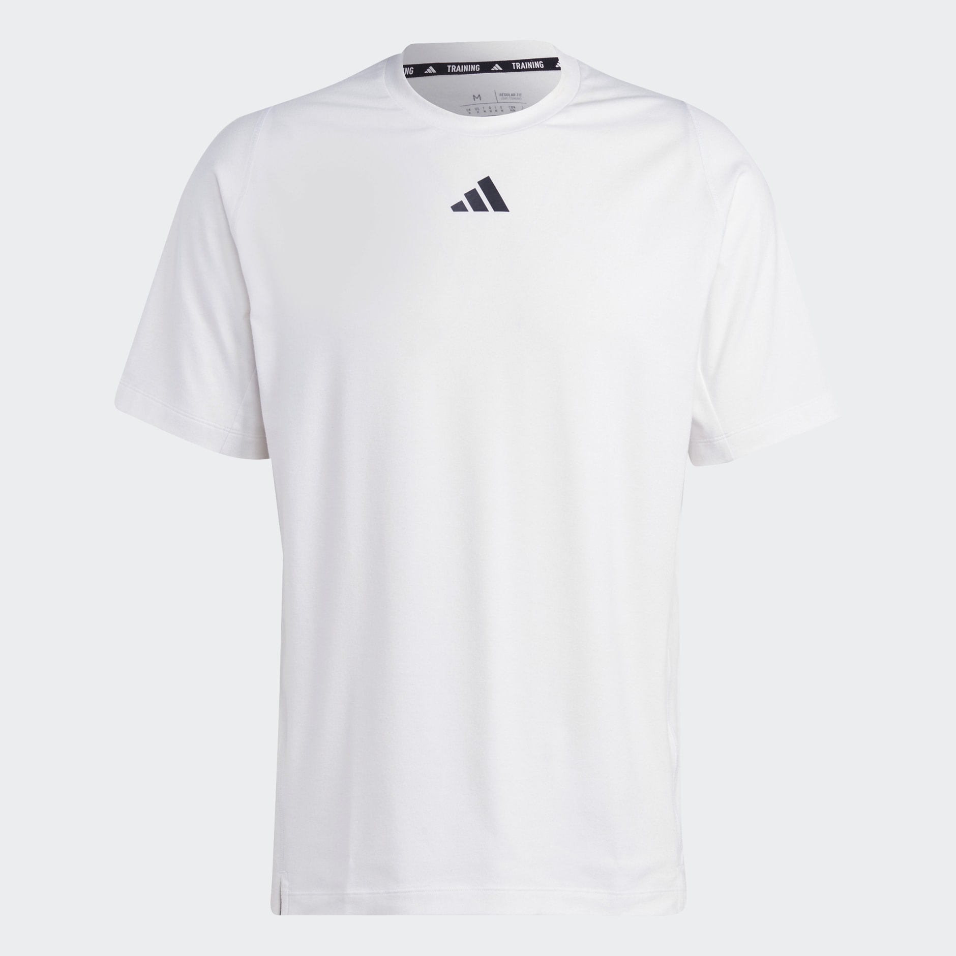 Men's Clothing - Train Icons 3 Bar Logo Training Tee - White | adidas ...