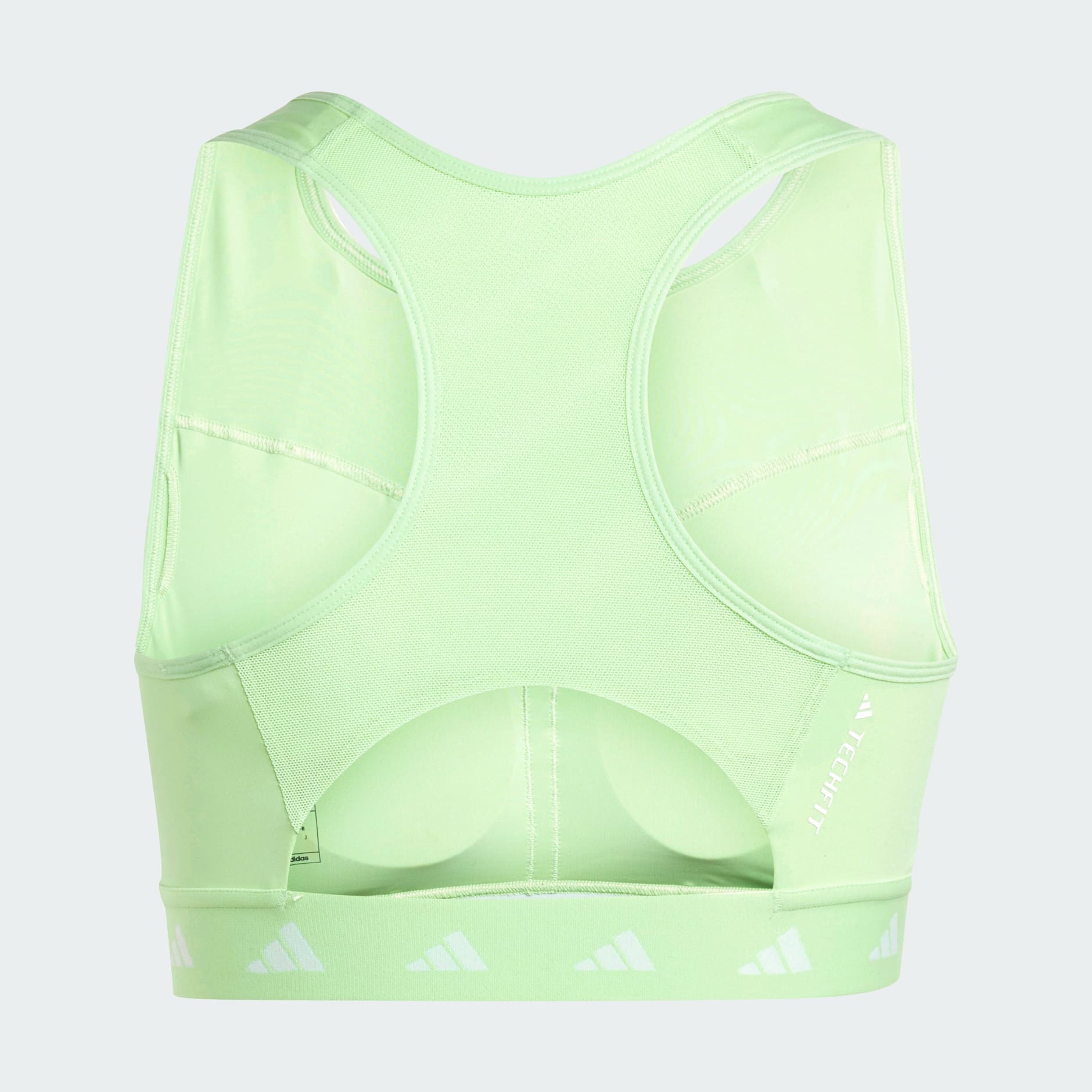 Powerimpact Training Medium-Support Techfit High-Neck Zip Bra