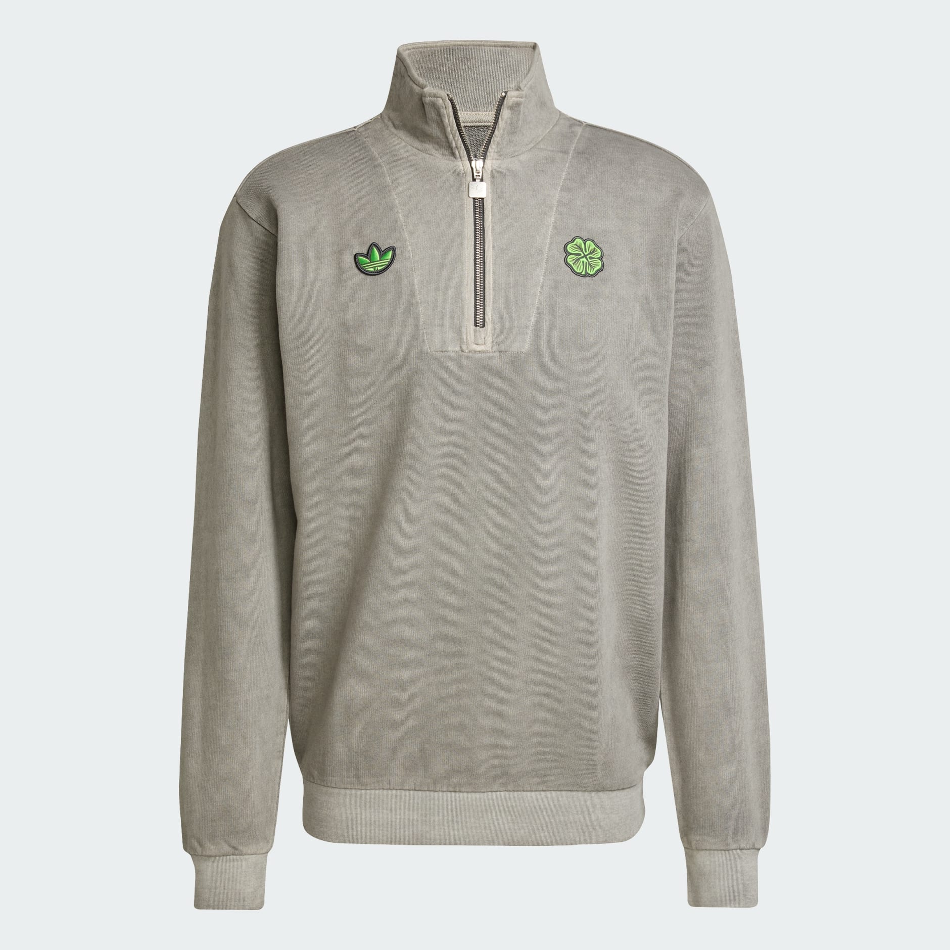 Majica s patentnim zatvaračem polovicom duljine Celtic FC Terrace Icons