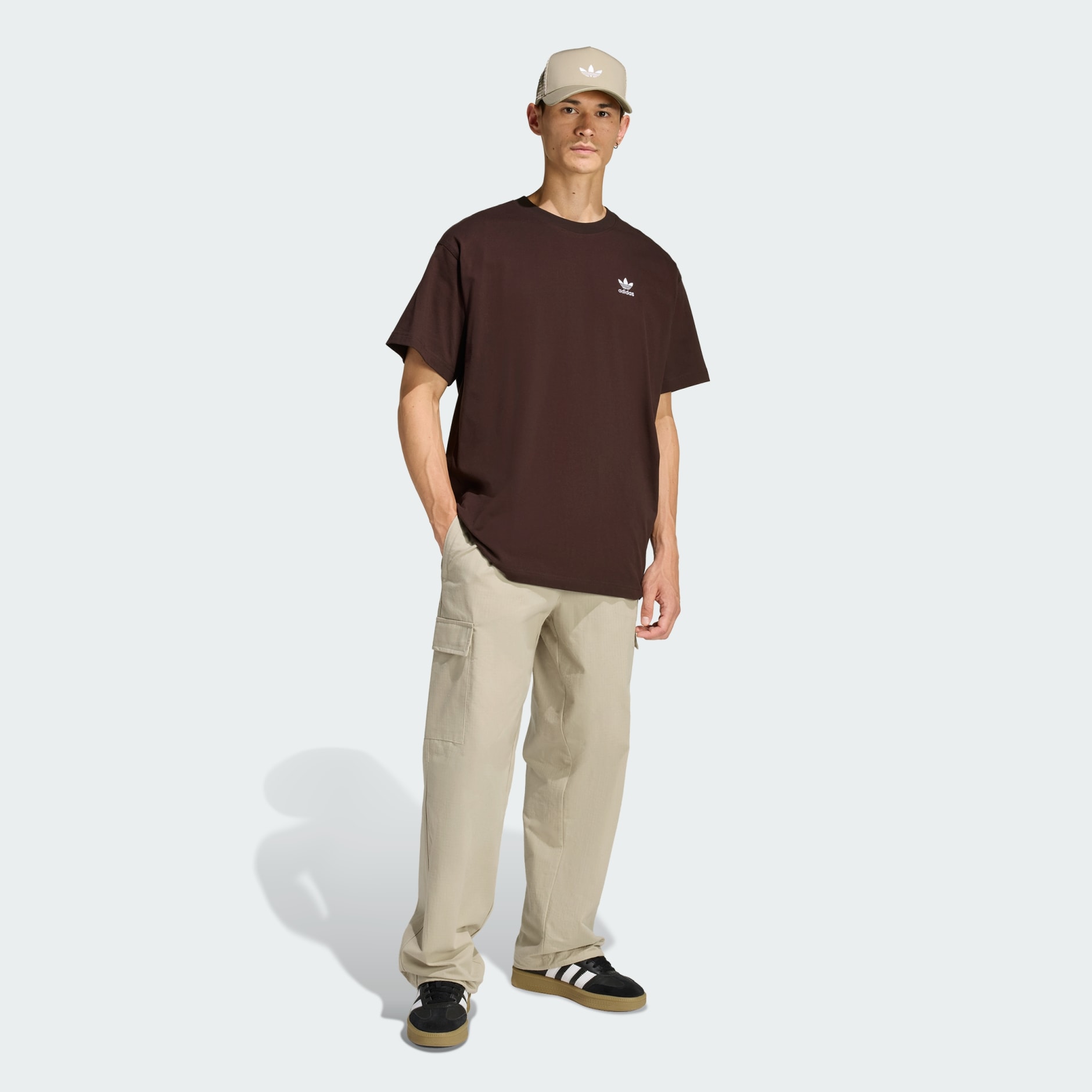 Pantaloni Trefoil Essentials din material țesut