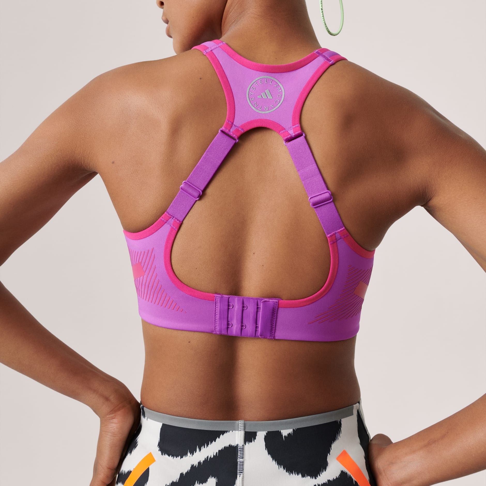 Clothing adidas by Stella McCartney TruePace High Support Sports Bra Purple adidas South Africa