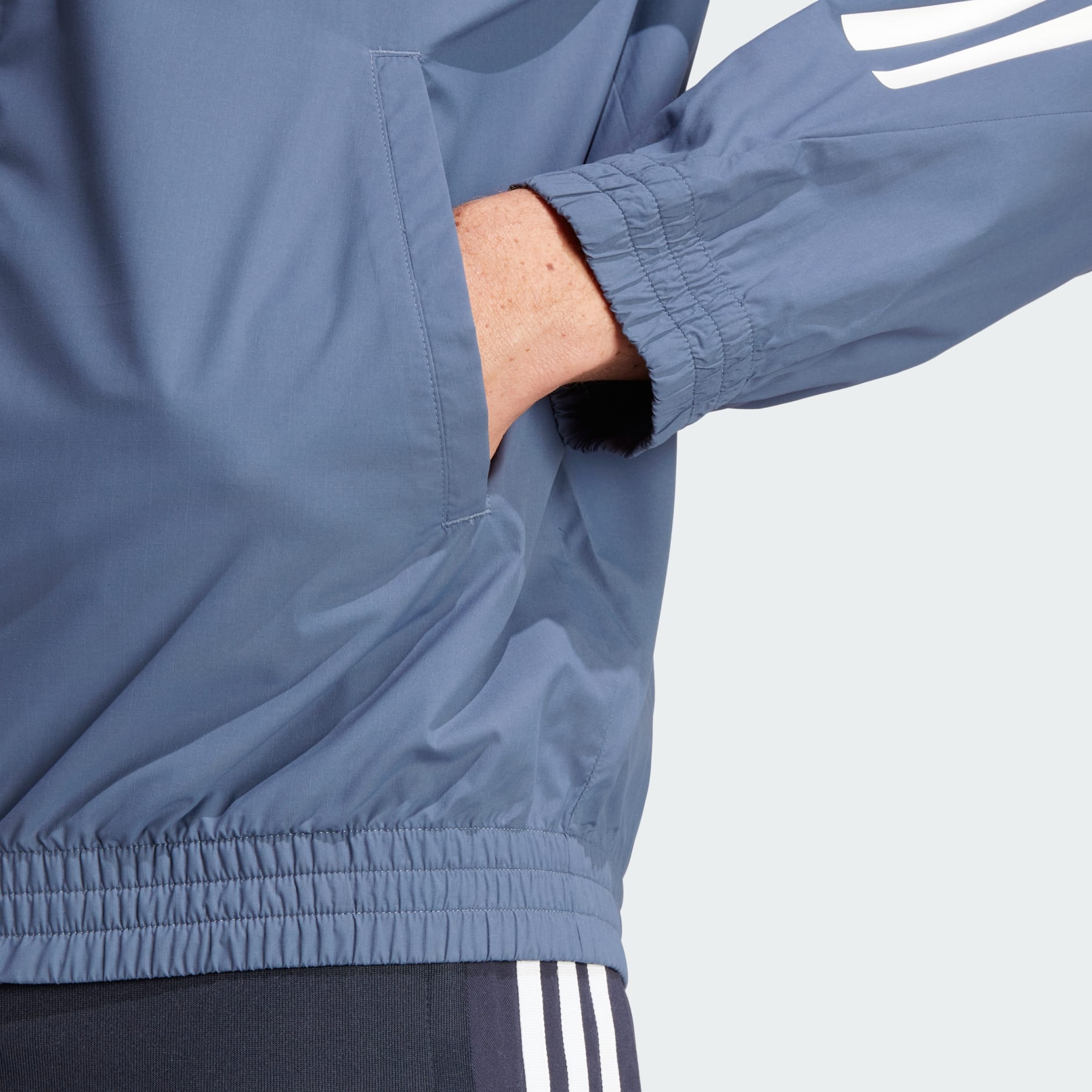 Men s Clothing Future Icons 3 Stripes Woven Track Jacket Blue adidas Saudi Arabia