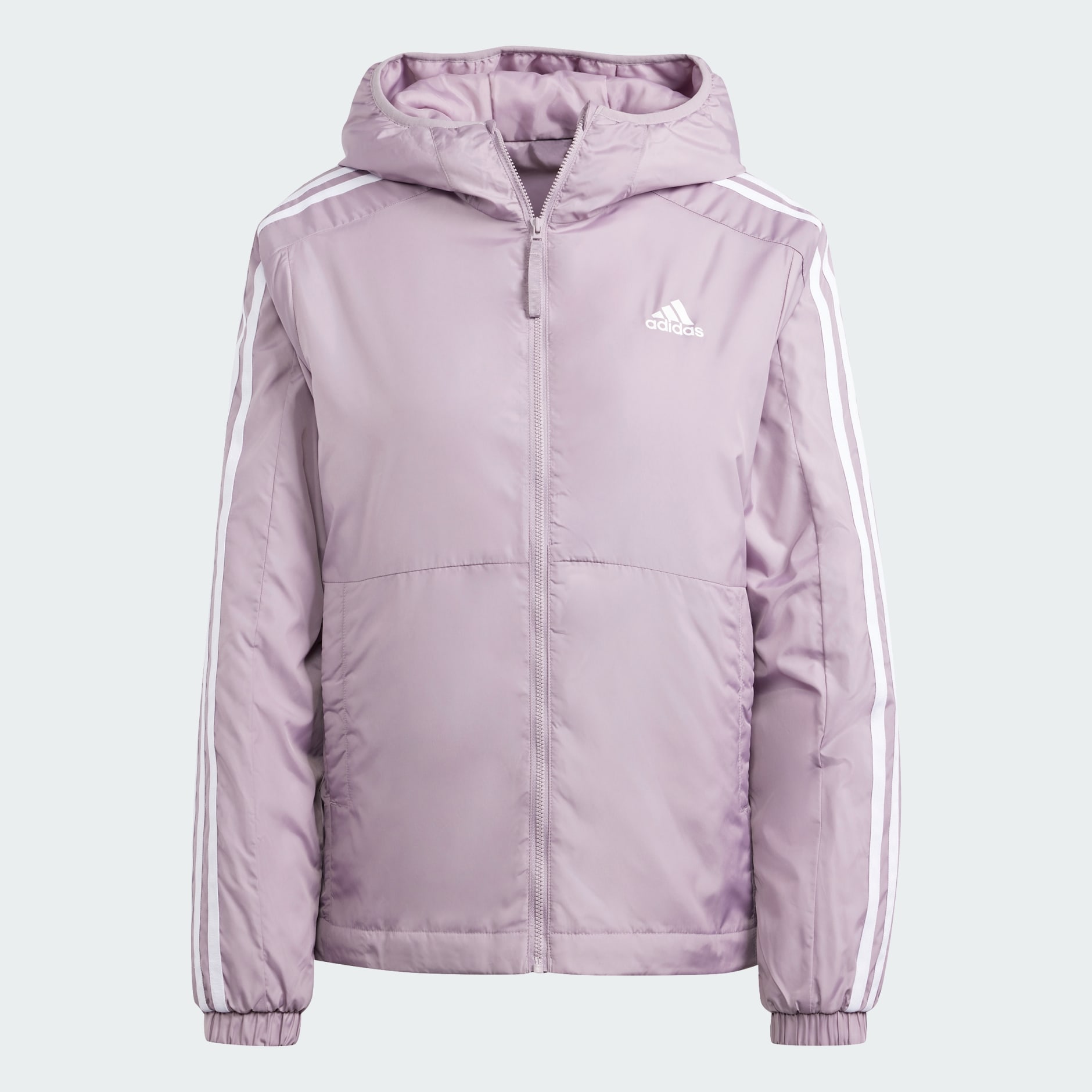 Essentials 3-Stripes Insulated Hooded Jacket