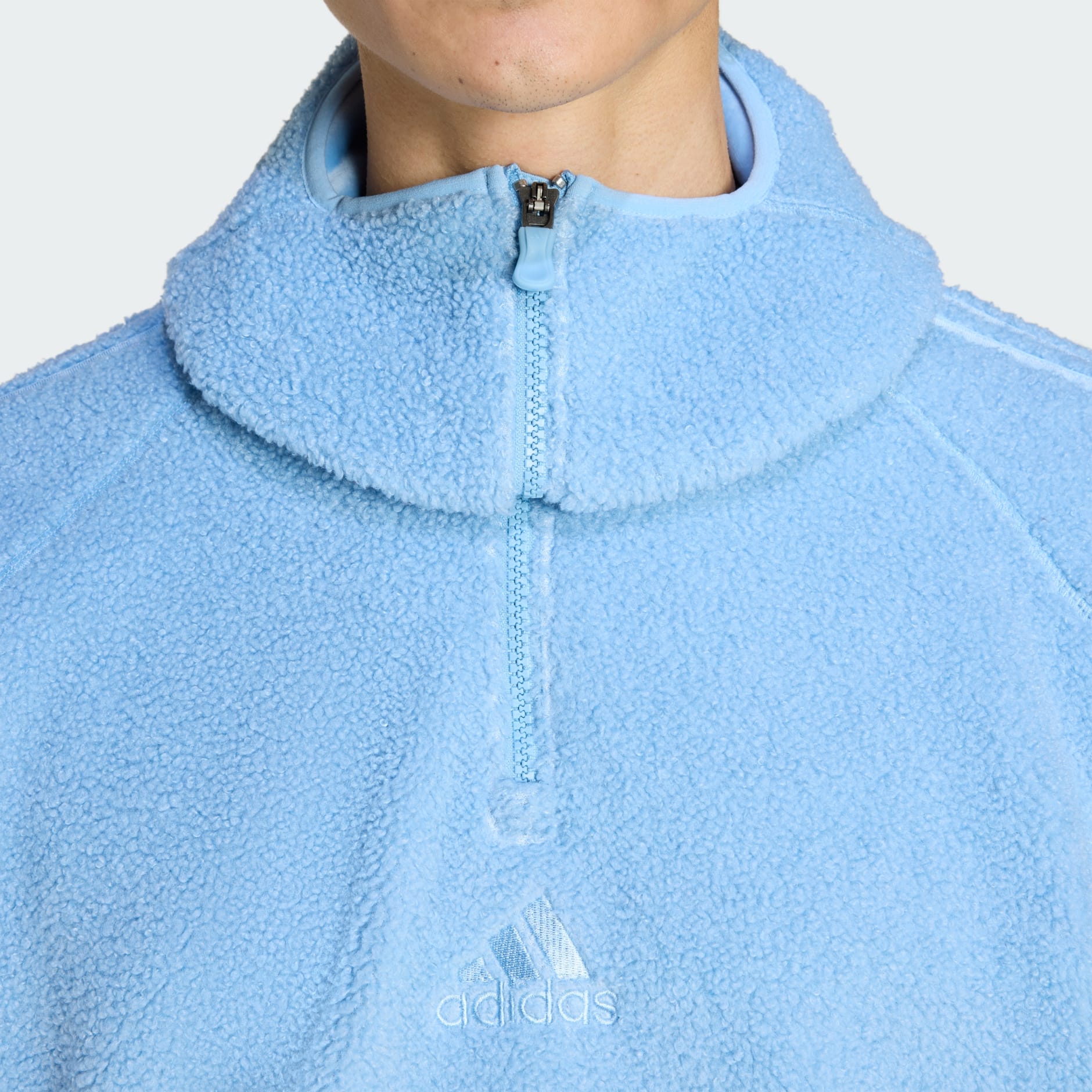 HANORAC DIN FLEECE BORG TEAMGEIST, CU FERMOAR 1/4