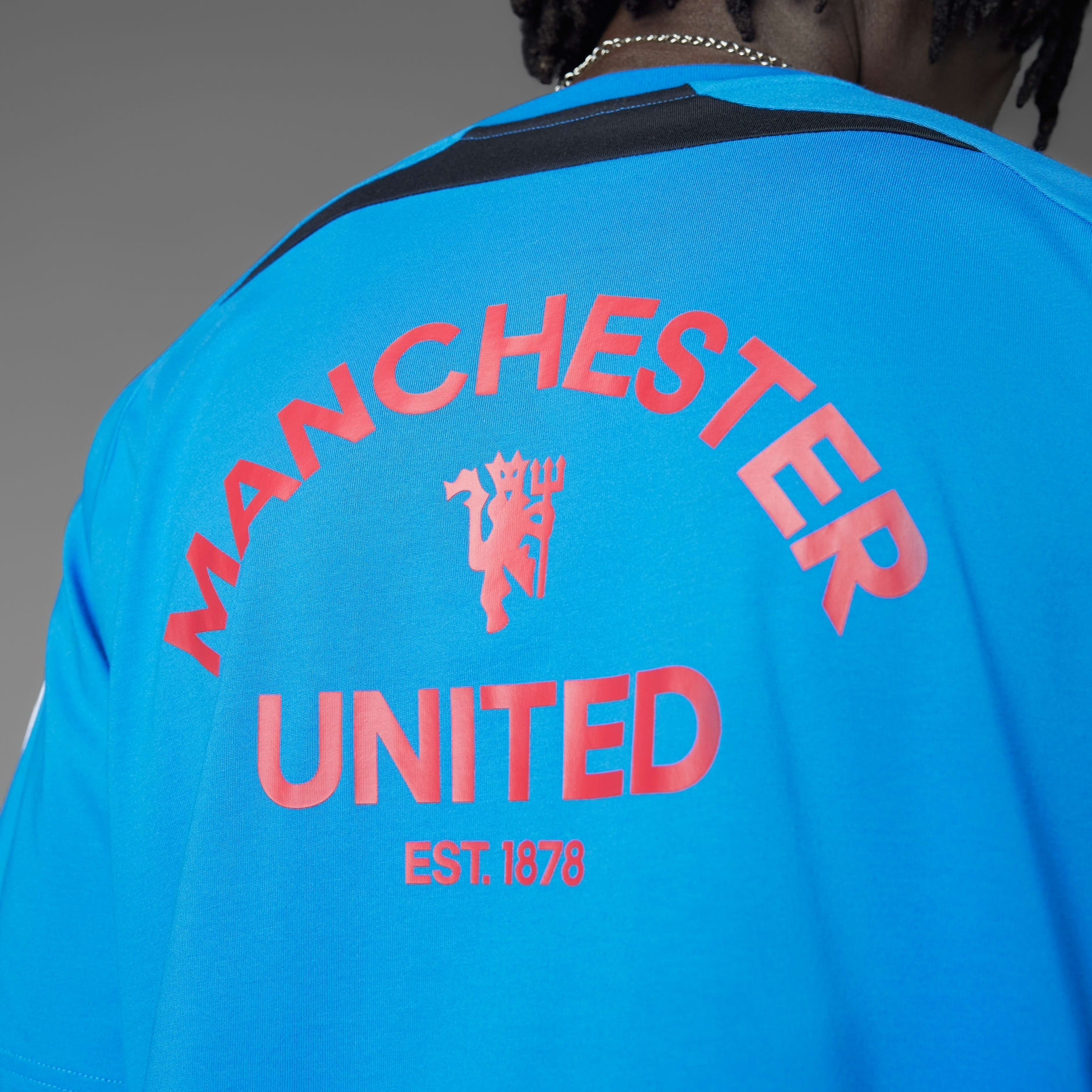 Clothing - Manchester United UBP Tee - Blue | adidas Oman