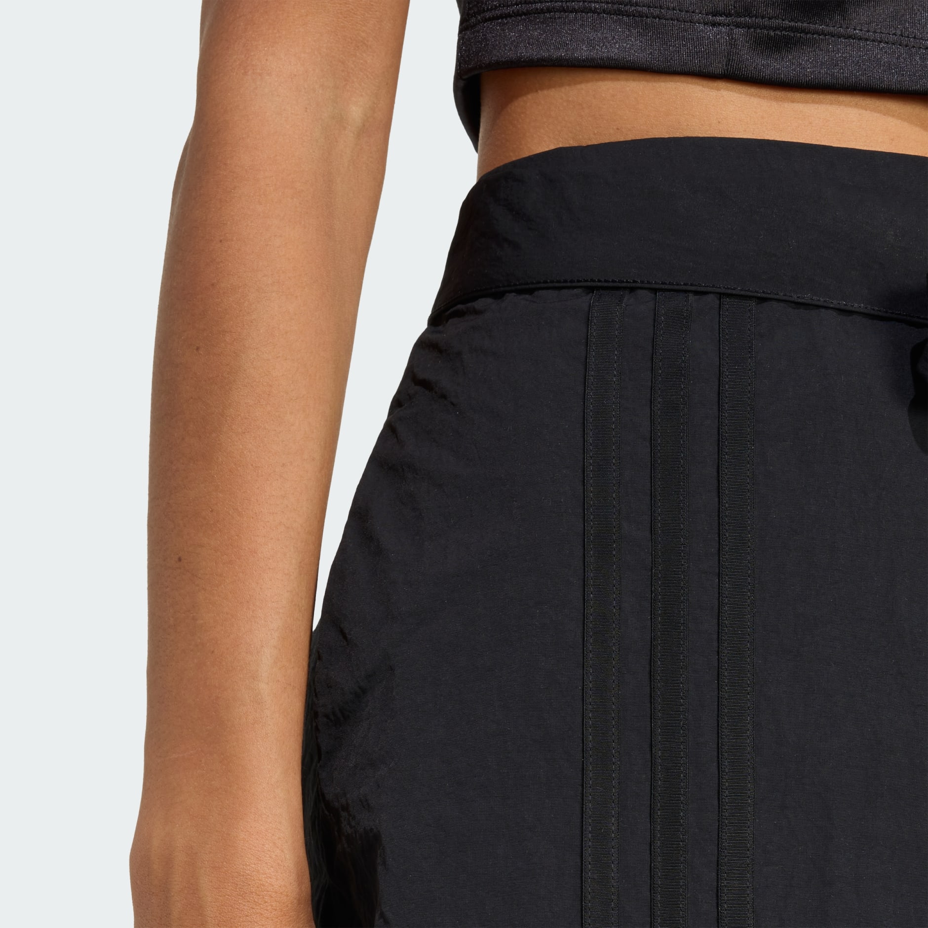 Fustă maxi cu 3 dungi plasate asimetric