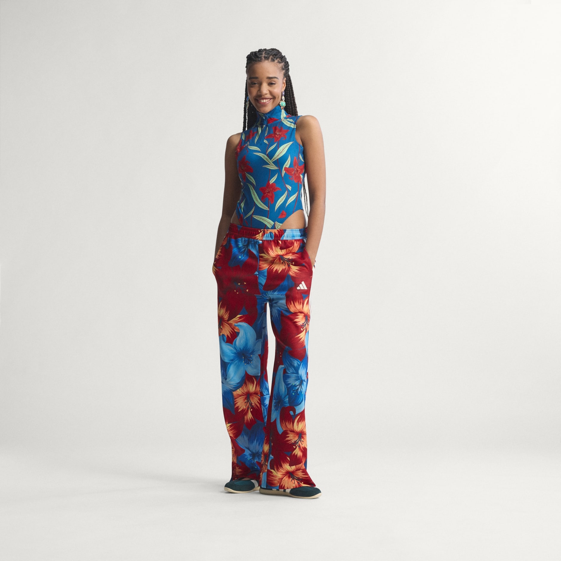 DONJI DIO TRENIRKE ADIDAS x FARM RIO HOUSE OF TIRO