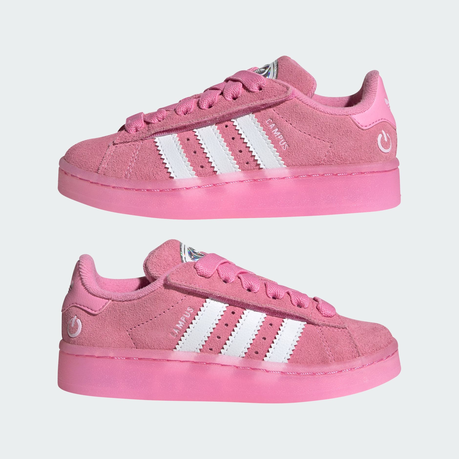 Campus 00s Led Lights Comfort Closure Elastic Lace Shoes Kids