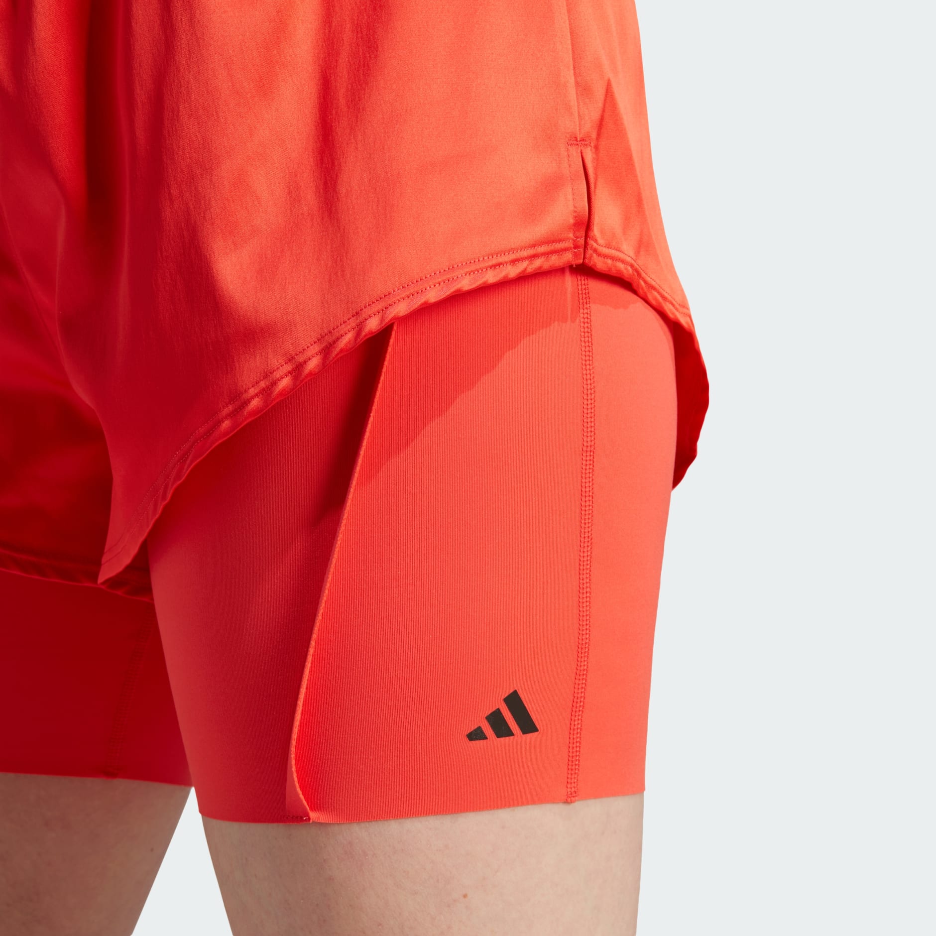 adidas Power AEROREADY 2-in-1 Shorts - Red