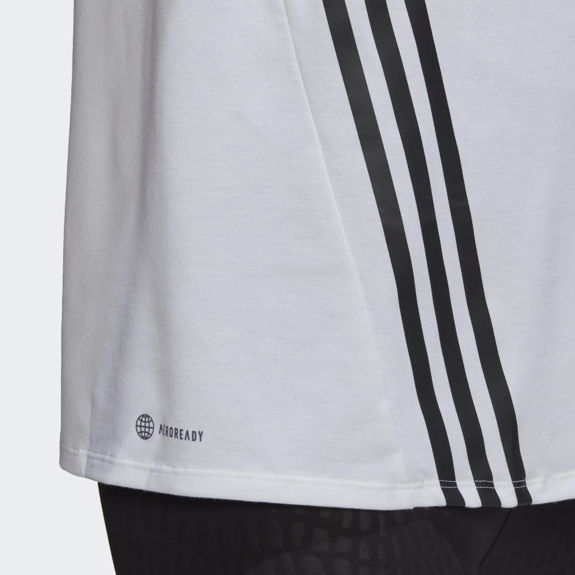 adidas Train Icons 3-Stripes Tee - White | adidas UAE