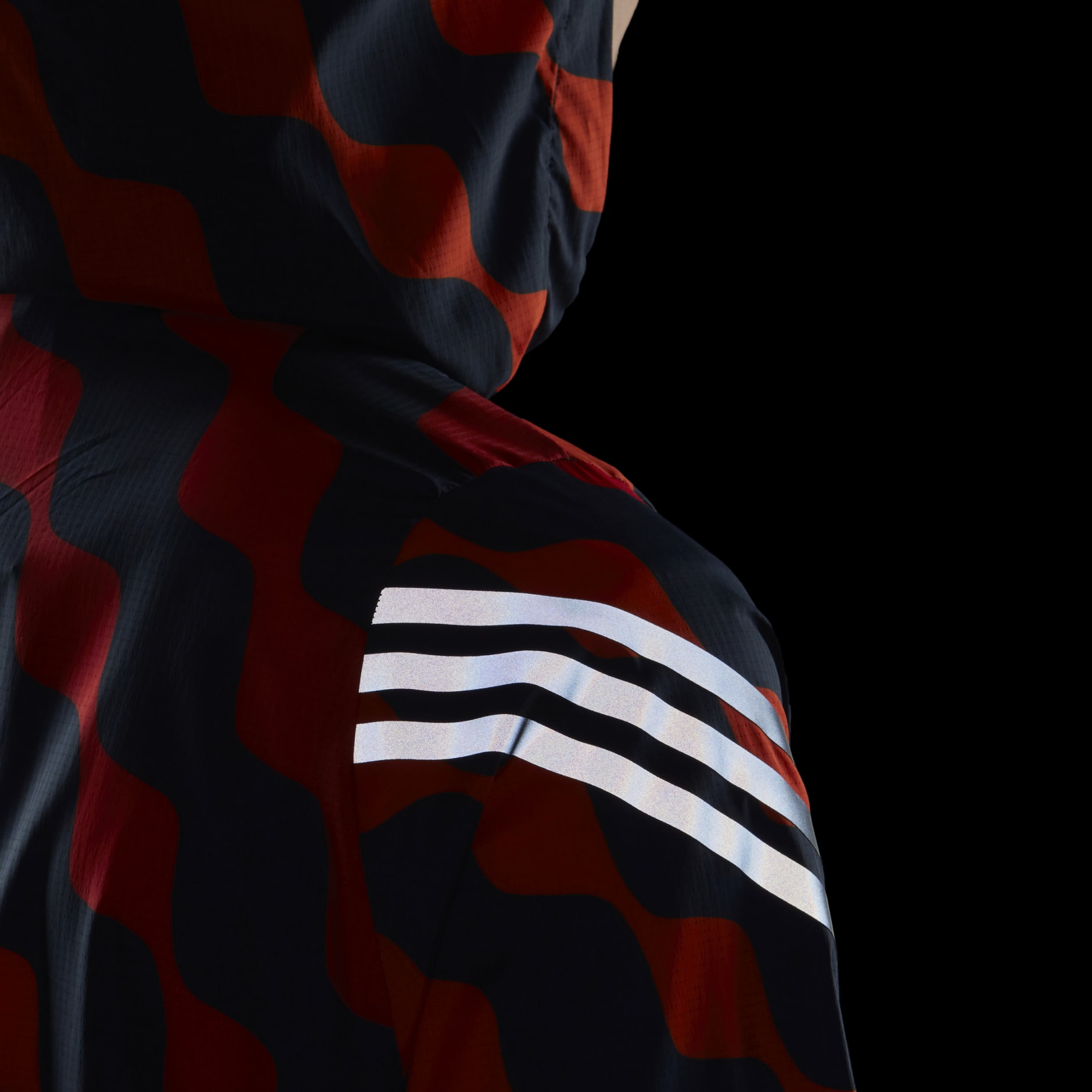 سُترة Marimekko Run Icons 3-Stripes Hooded Running