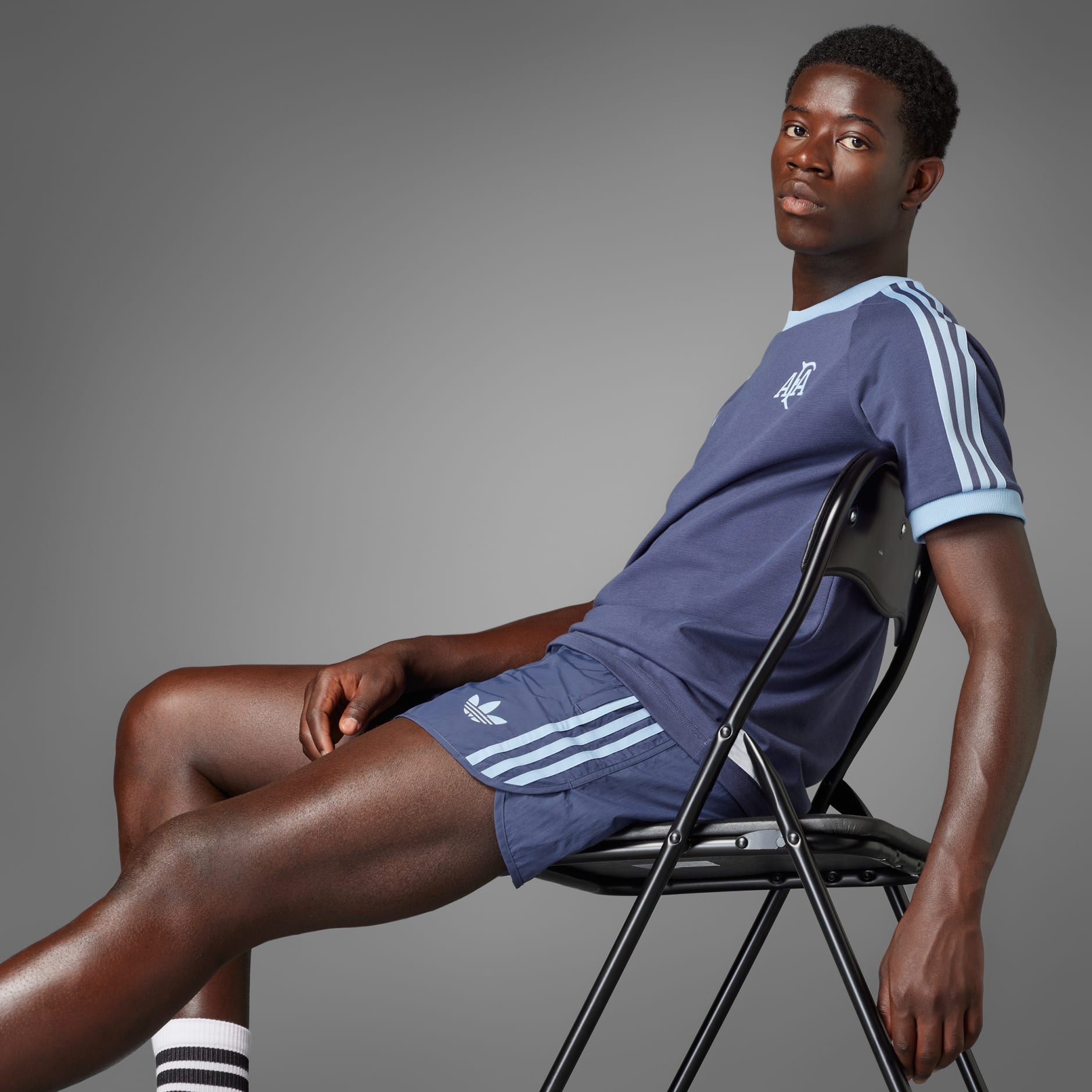 Clothing - Argentina Anniversary Tee - Blue | adidas Oman