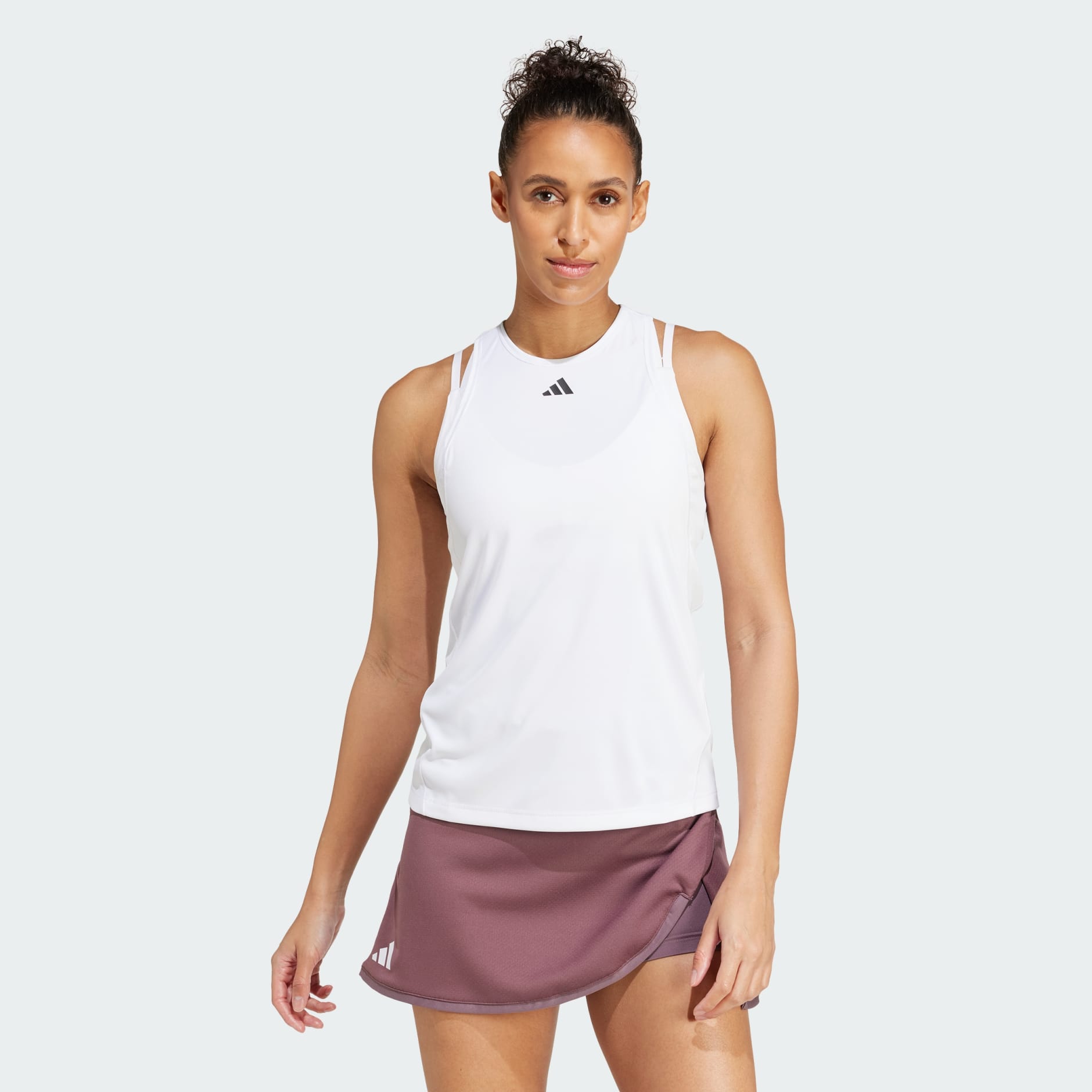 Clothing - Club Tennis Tank Top - White | adidas South Africa