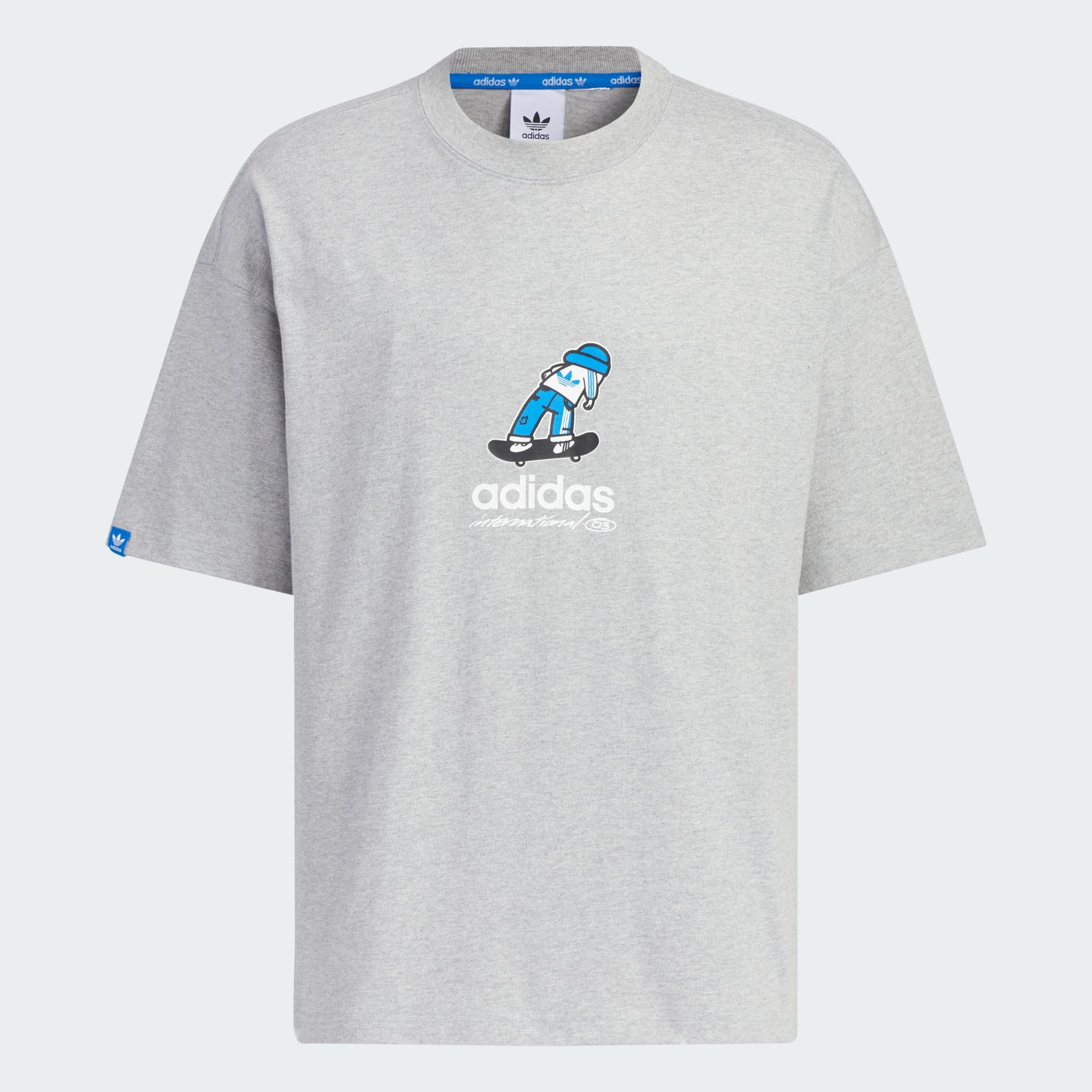 【adidas】CITY SKATE SHORT SLEEVE Tシャツ City Skate Short Sleeve Tee - Grey | adidas Hong Kong