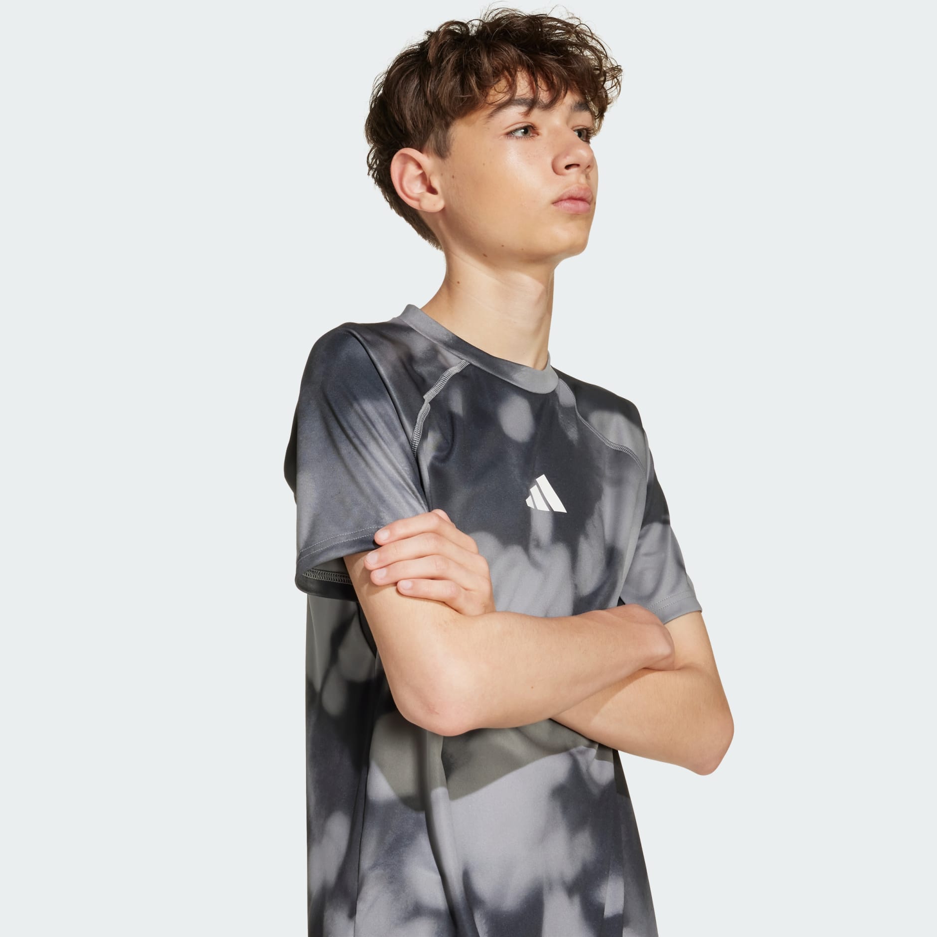 Tricou de antrenament cu imprimeu grafic integral