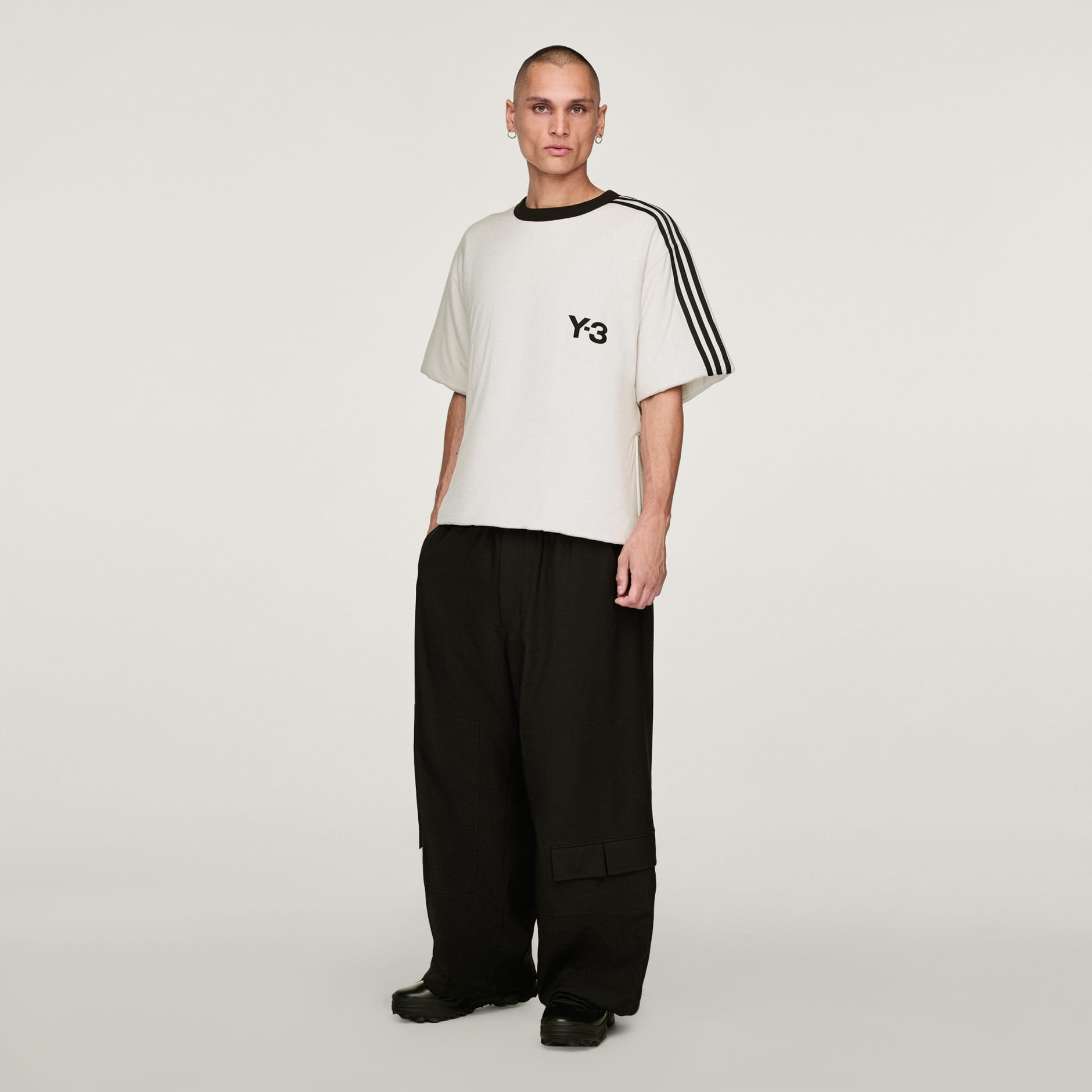 Y-3 Padded Short Sleeve Tee 3-Stripes