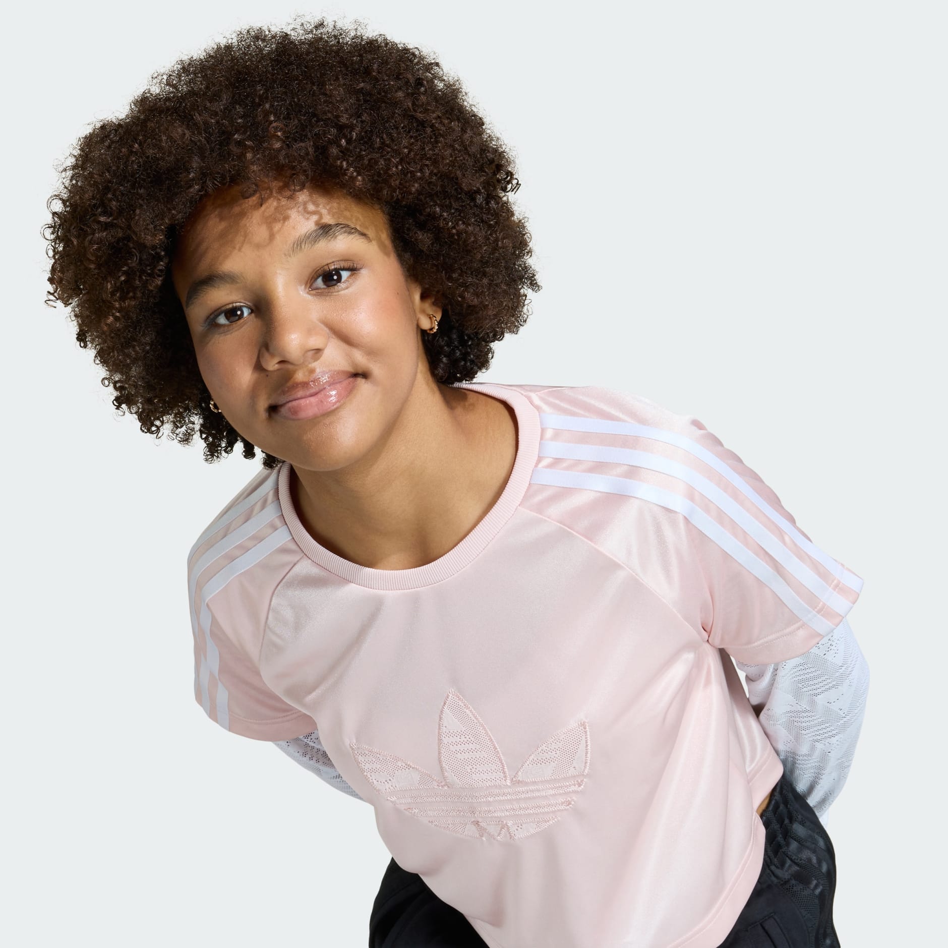 LOOSE 2IN1 LACE LONGSLEEVE T-Shirt