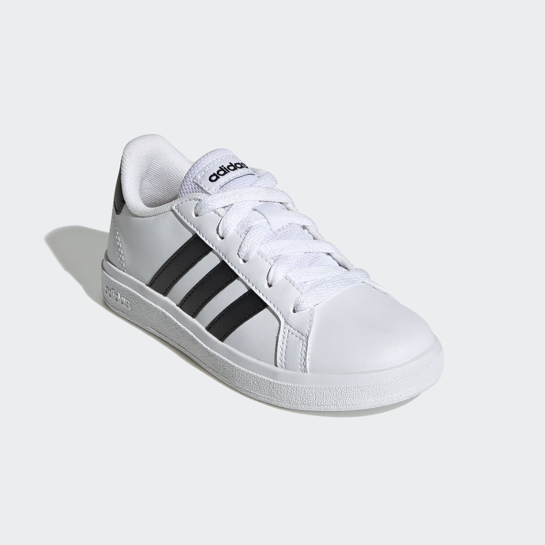 Kids Shoes - Grand Court Lifestyle Tennis Lace-Up Shoes - White ...