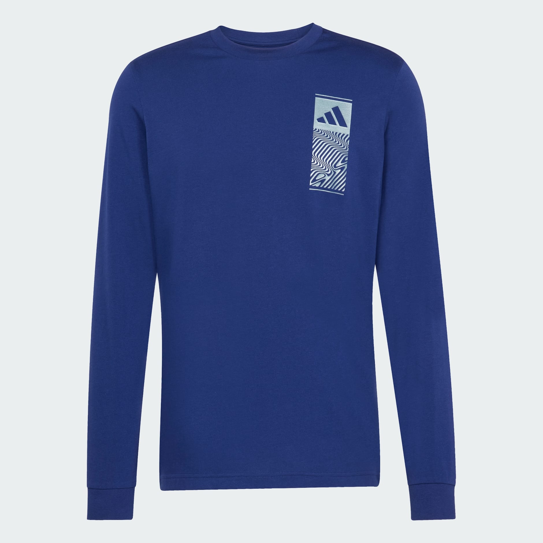 Tech Metallic Long Sleeve Graphic Tee