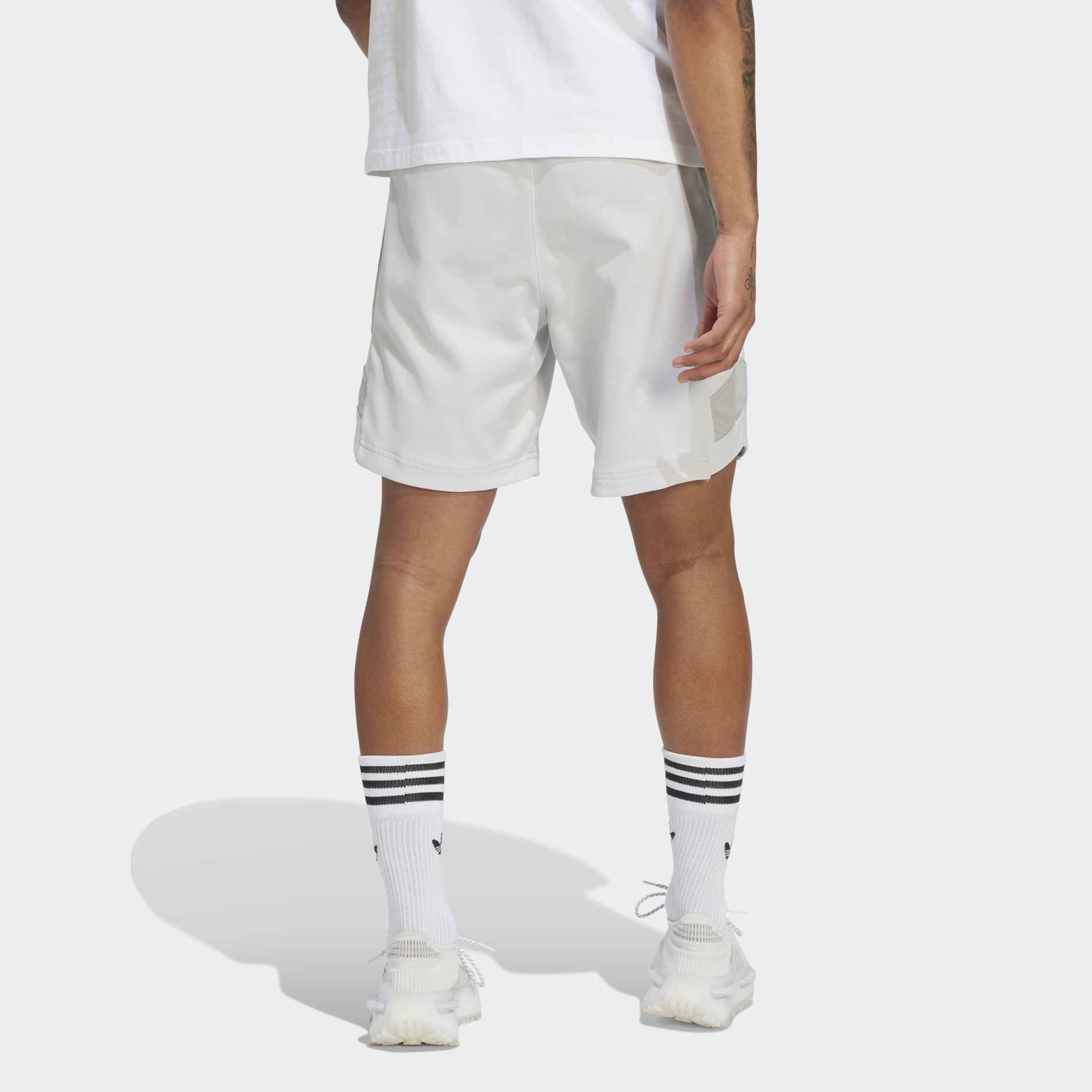 Adidas white shorts outlet mens