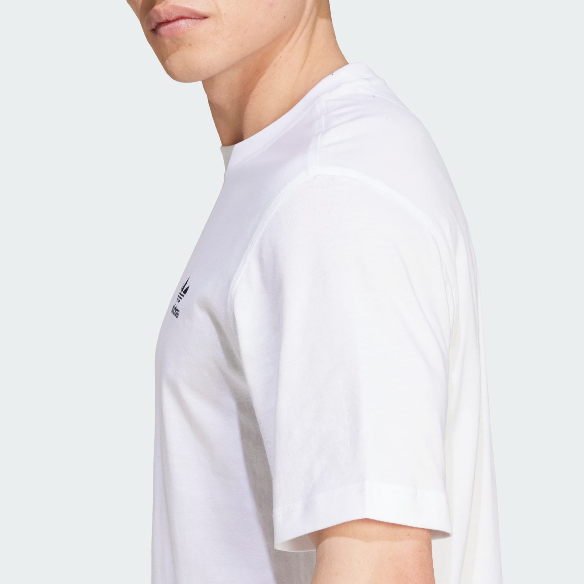 Clothing - Trefoil Essentials Tee - White | adidas Oman