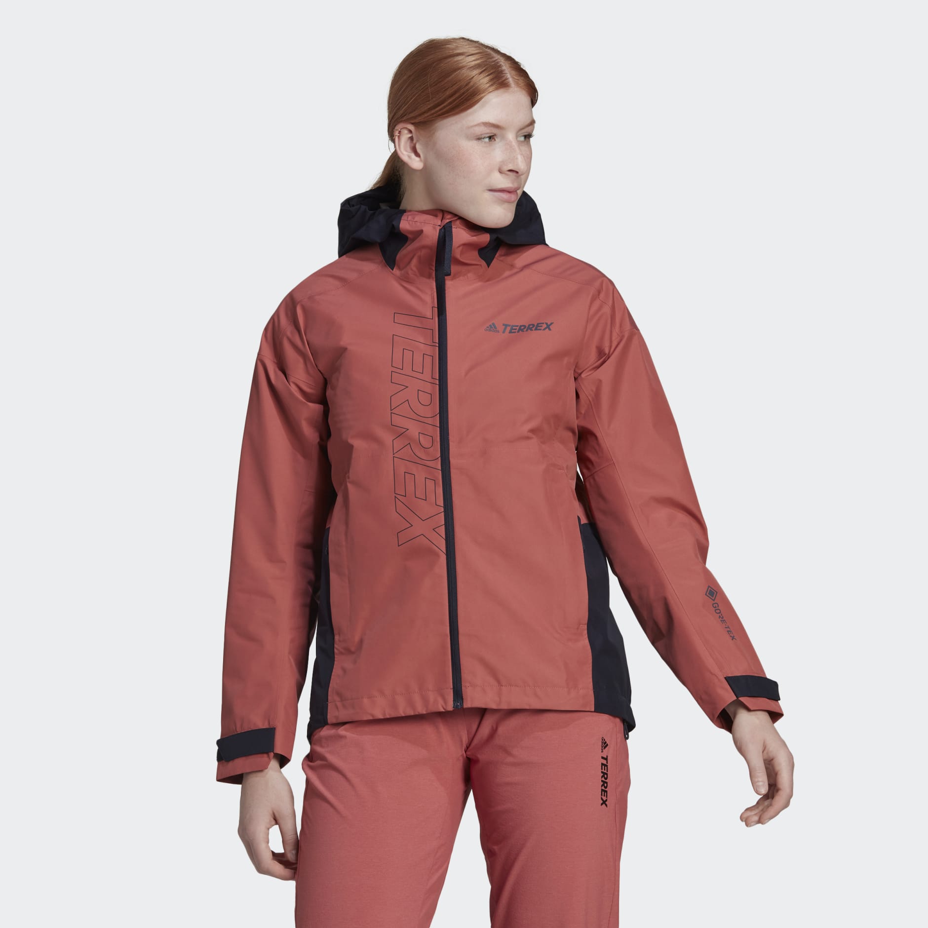 Clothing - Terrex GORE-TEX Paclite Rain Jacket - Red | adidas South Africa