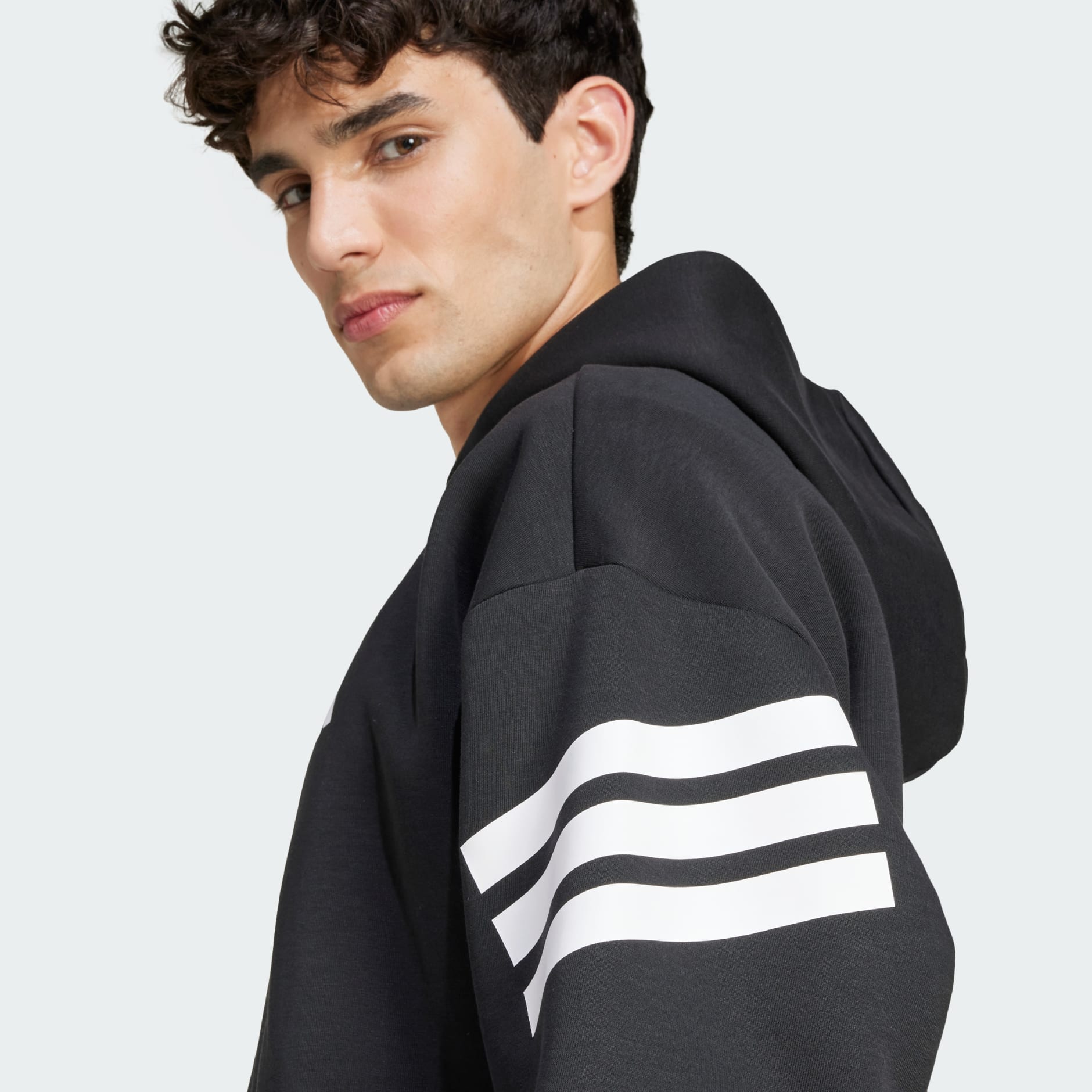 Clothing - Future Icons 3-Stripes Full-Zip Hoodie - Black