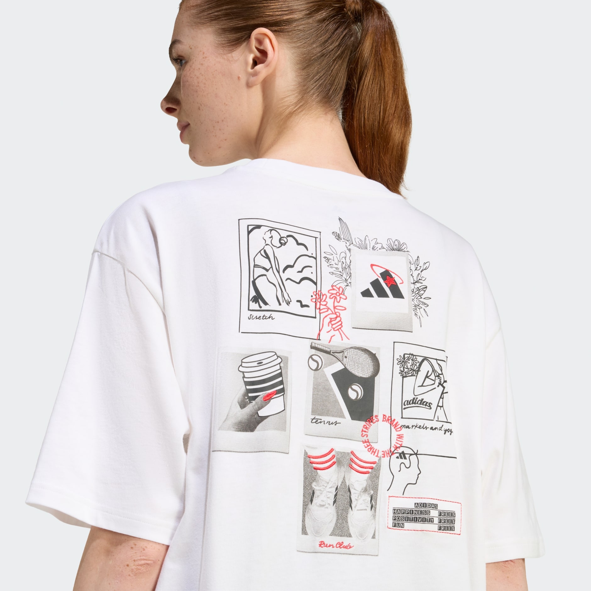 TRICOU MINI GRAFIC SUPRADIMENSIONAT EMBROIDERY