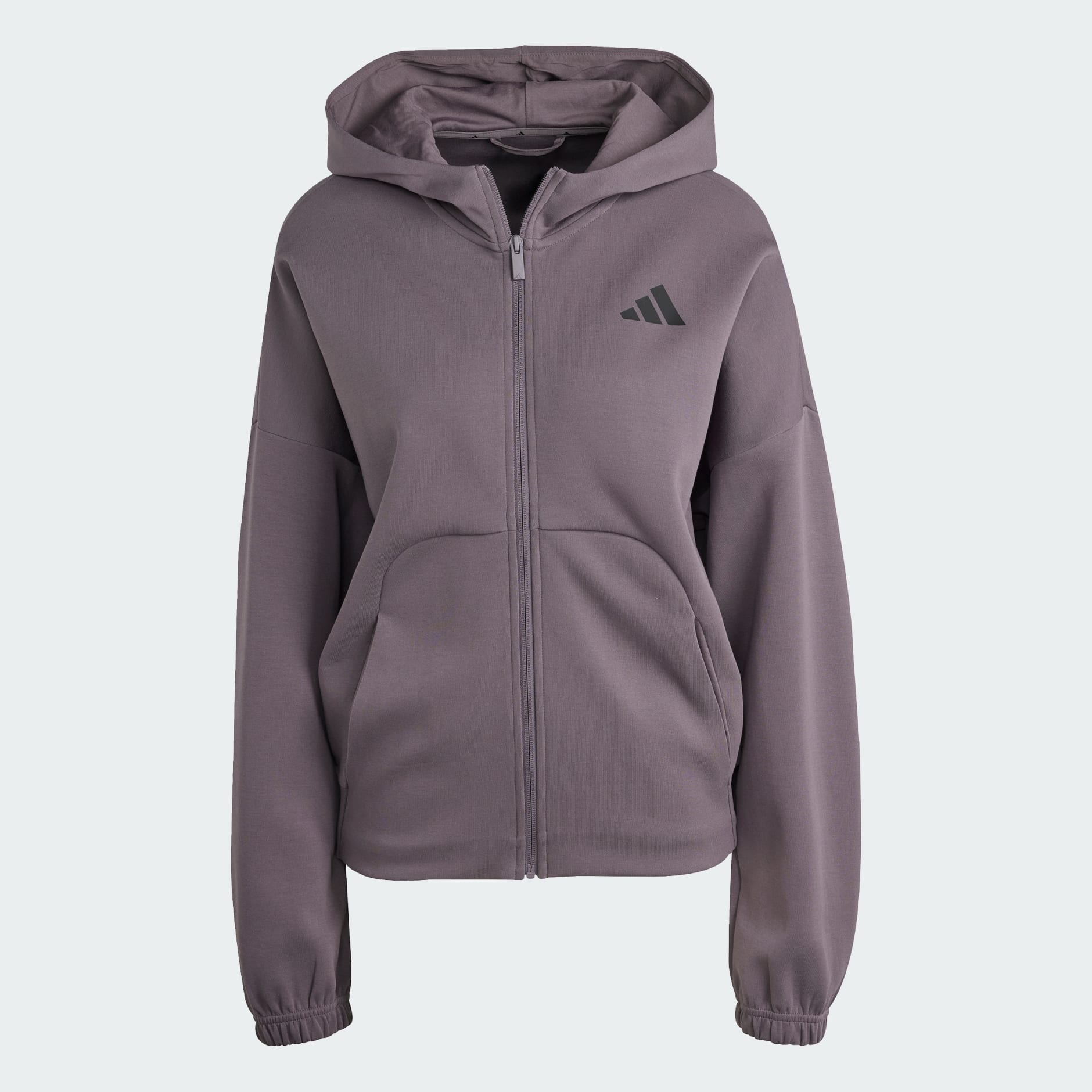 CLOTHING - Future Icons Small Logo Full-Zip Hoodie - Grey