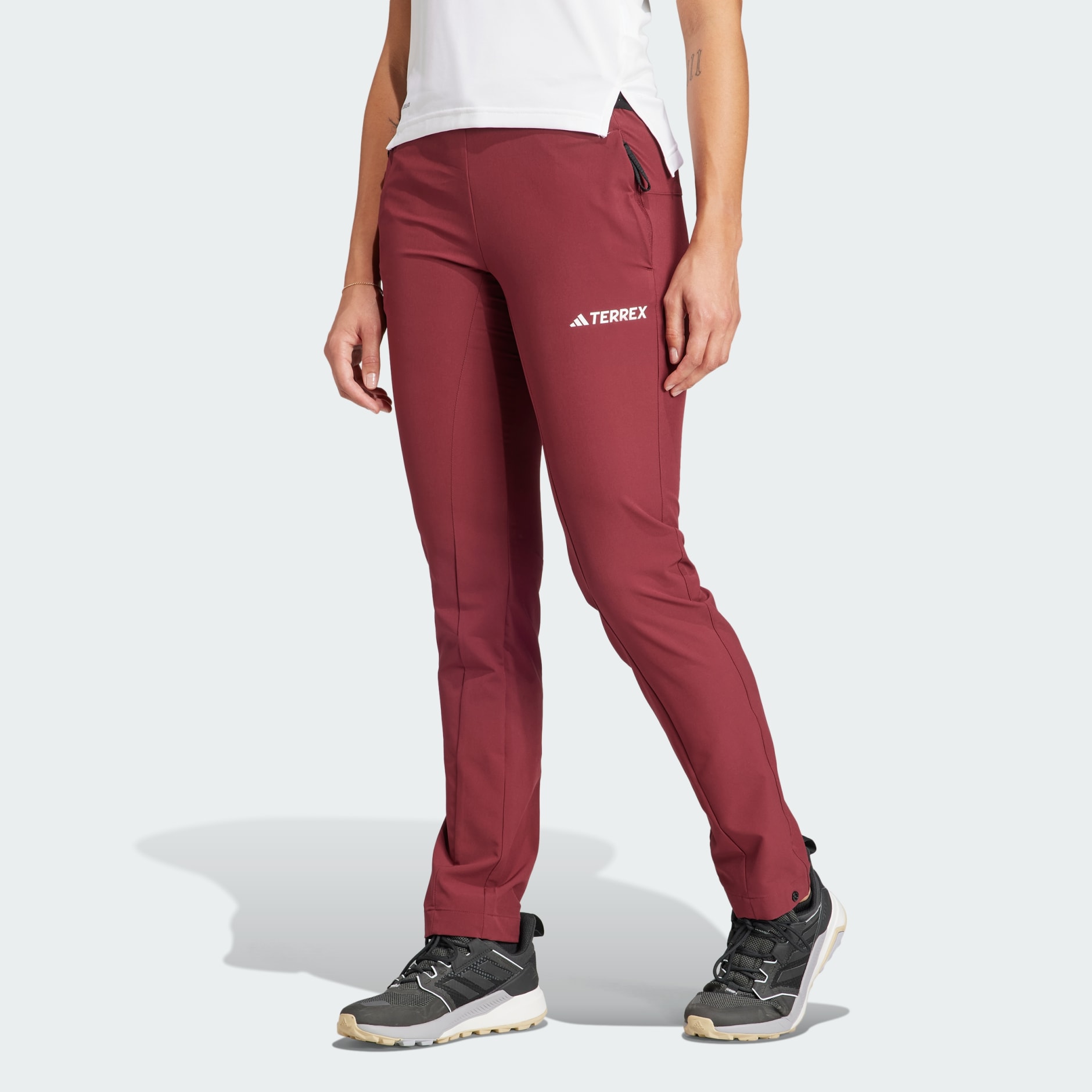 Women's Clothing - Terrex Liteflex Hiking Pants - Burgundy