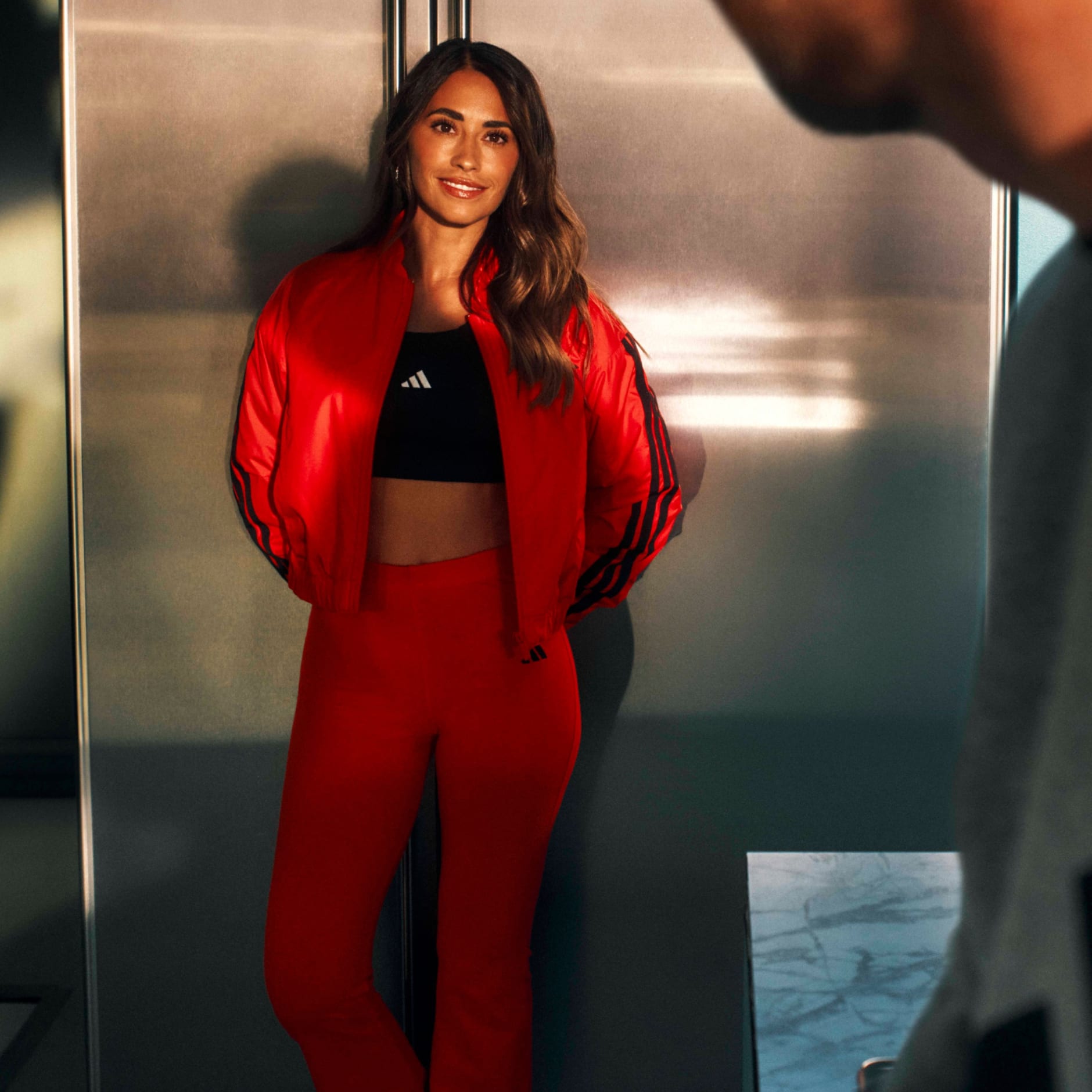 Essentials Small Logo Flared Leggings