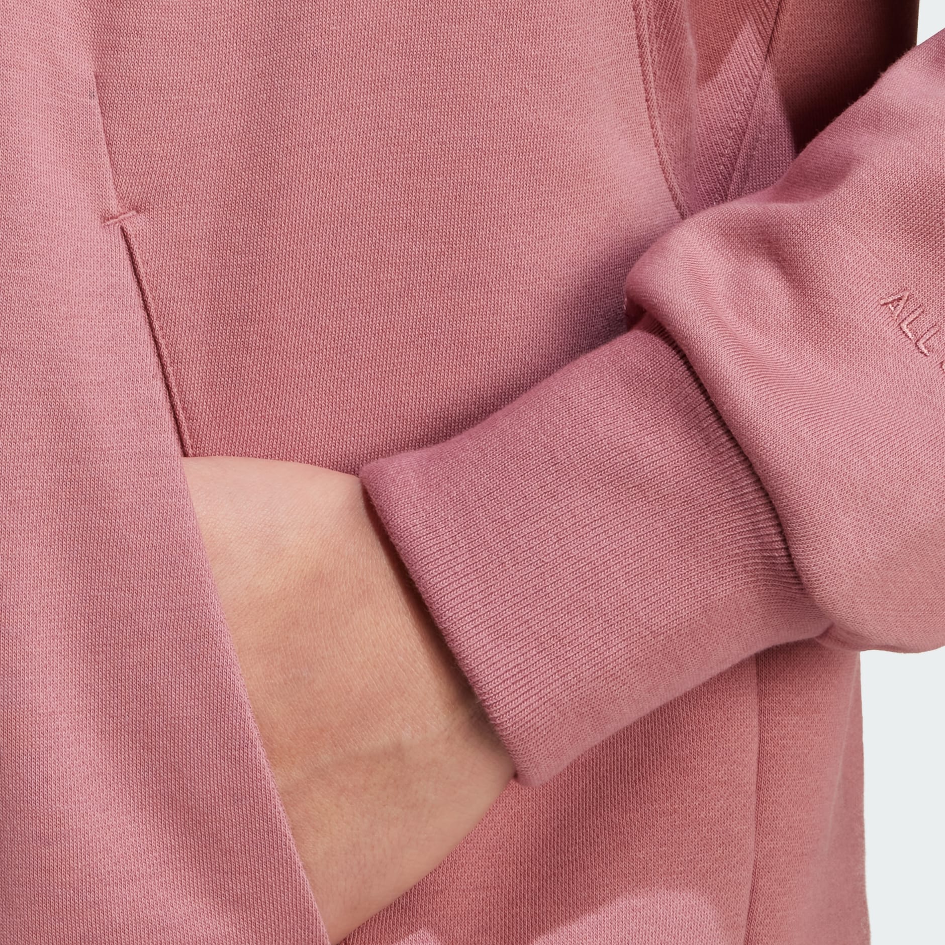 adidas קפוצ'ון פליז ALL SZN - ורוד | adidas IL