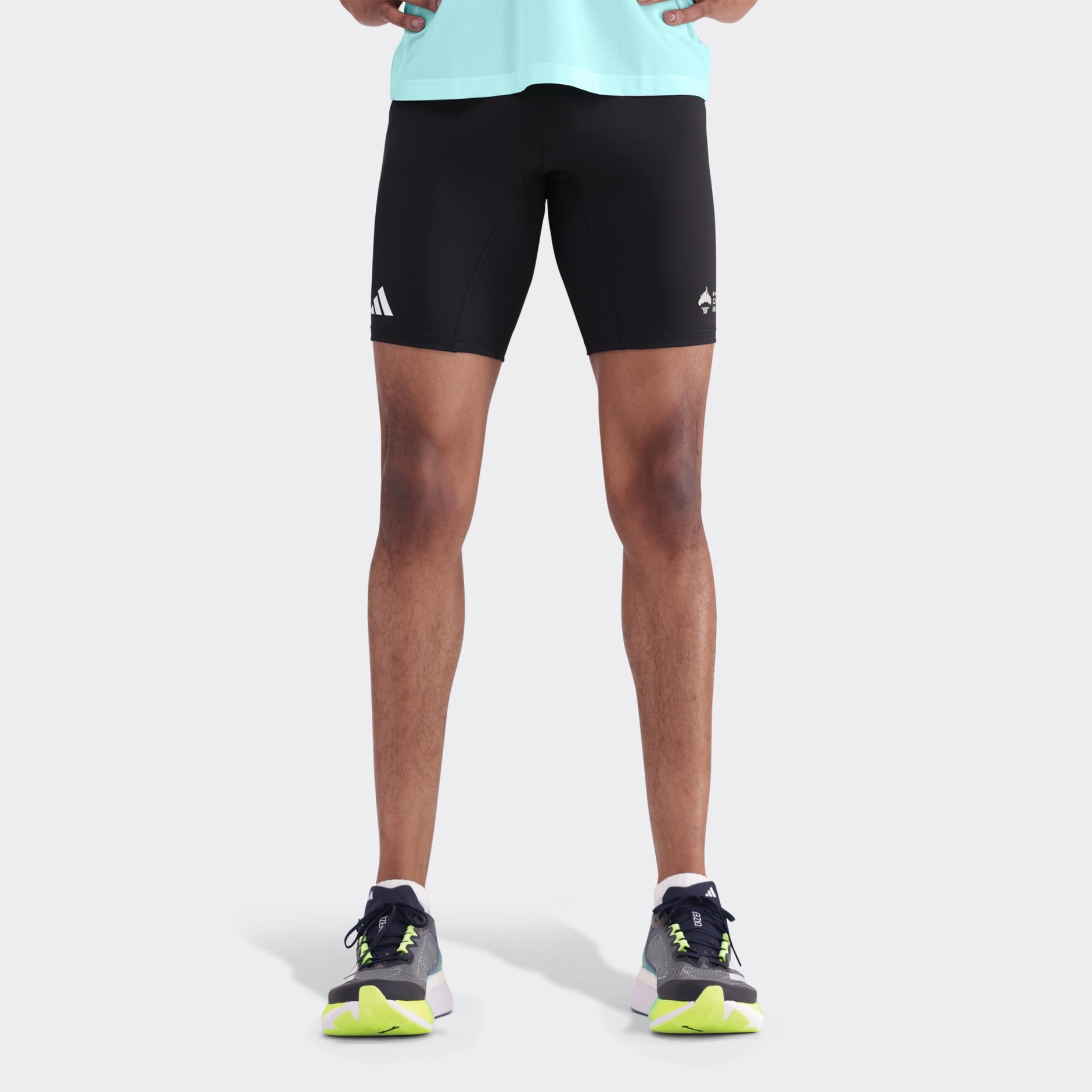 CAPE TOWN MARATHON ADIZERO E RUNNING SHORT TIGHTS