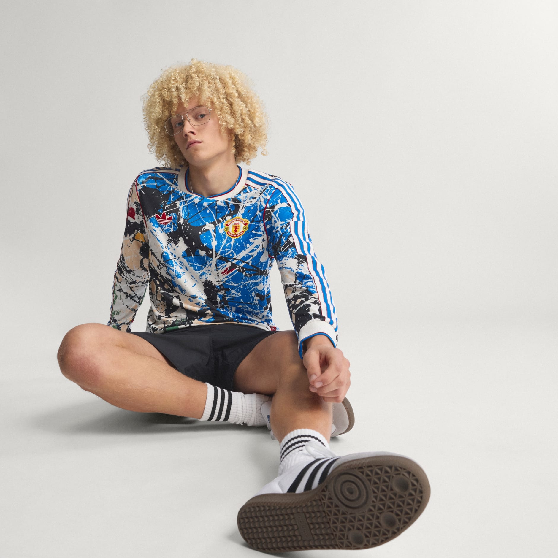 Manchester United Stone Roses Long Sleeve Jersey