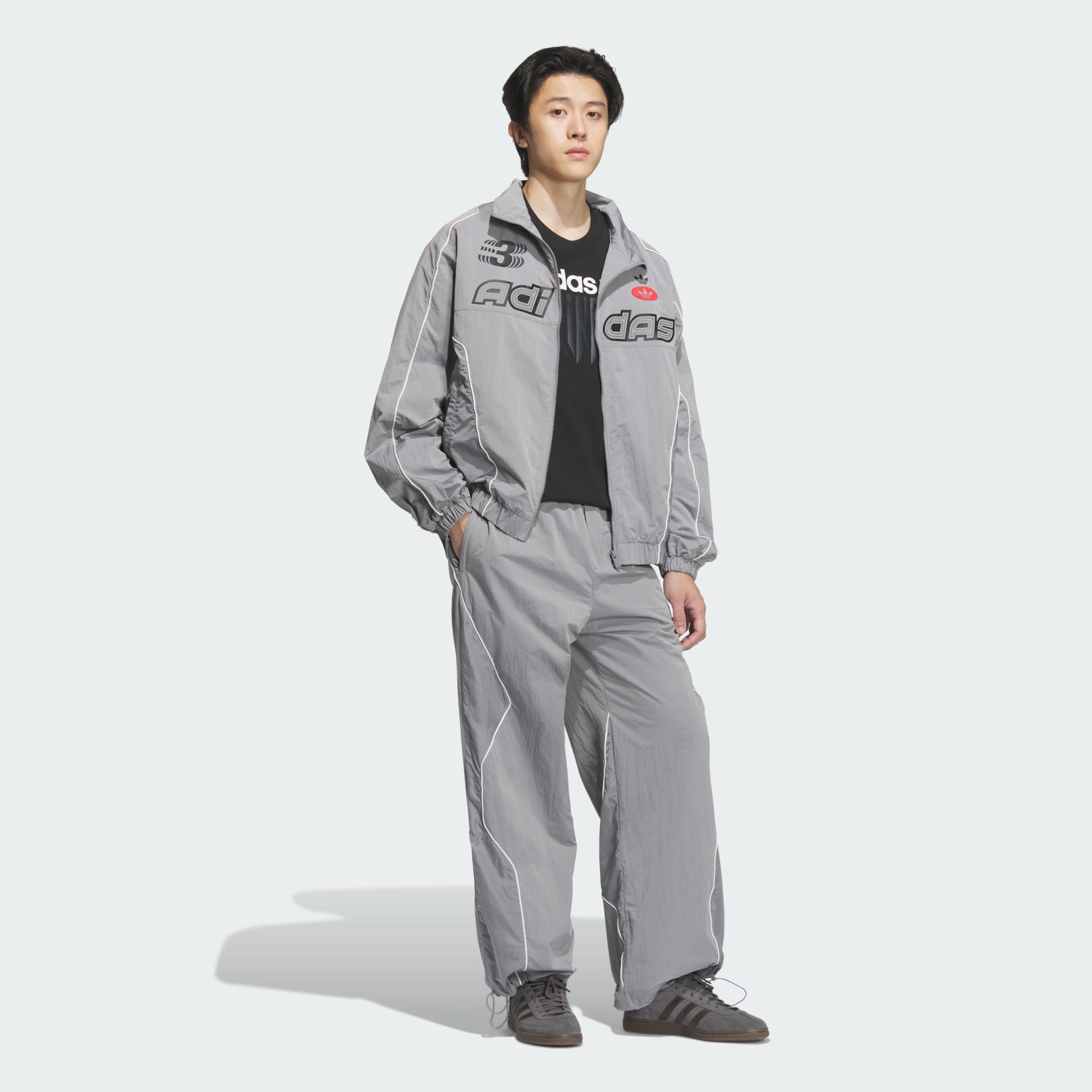 日本未発売L Adidas Track RAC V-DAYパンツJM8040 Racing V-Day Woven Track Pants - Grey | adidas Hong Kong