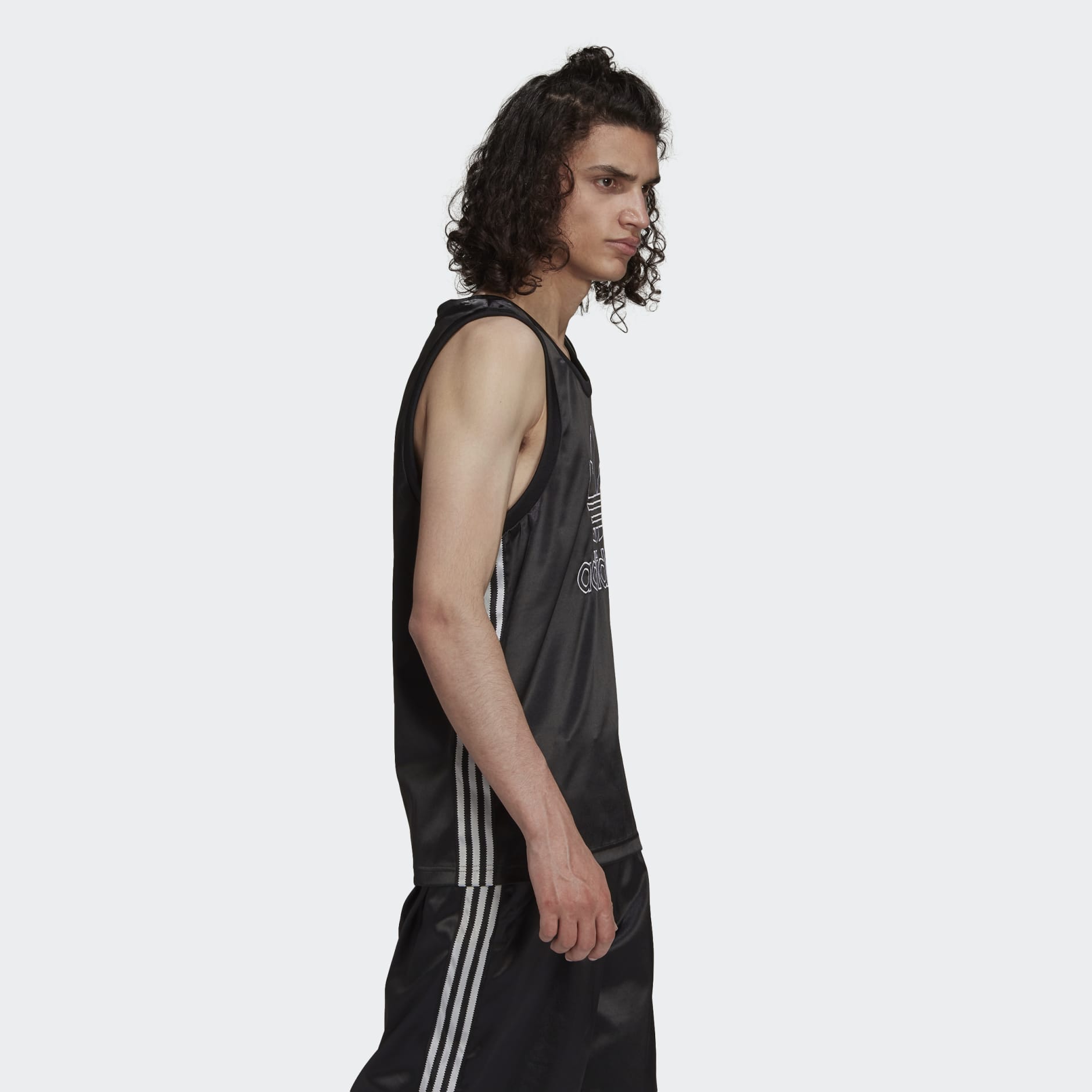 Adicolor Trefoil 3-Stripes Satin Tank Top