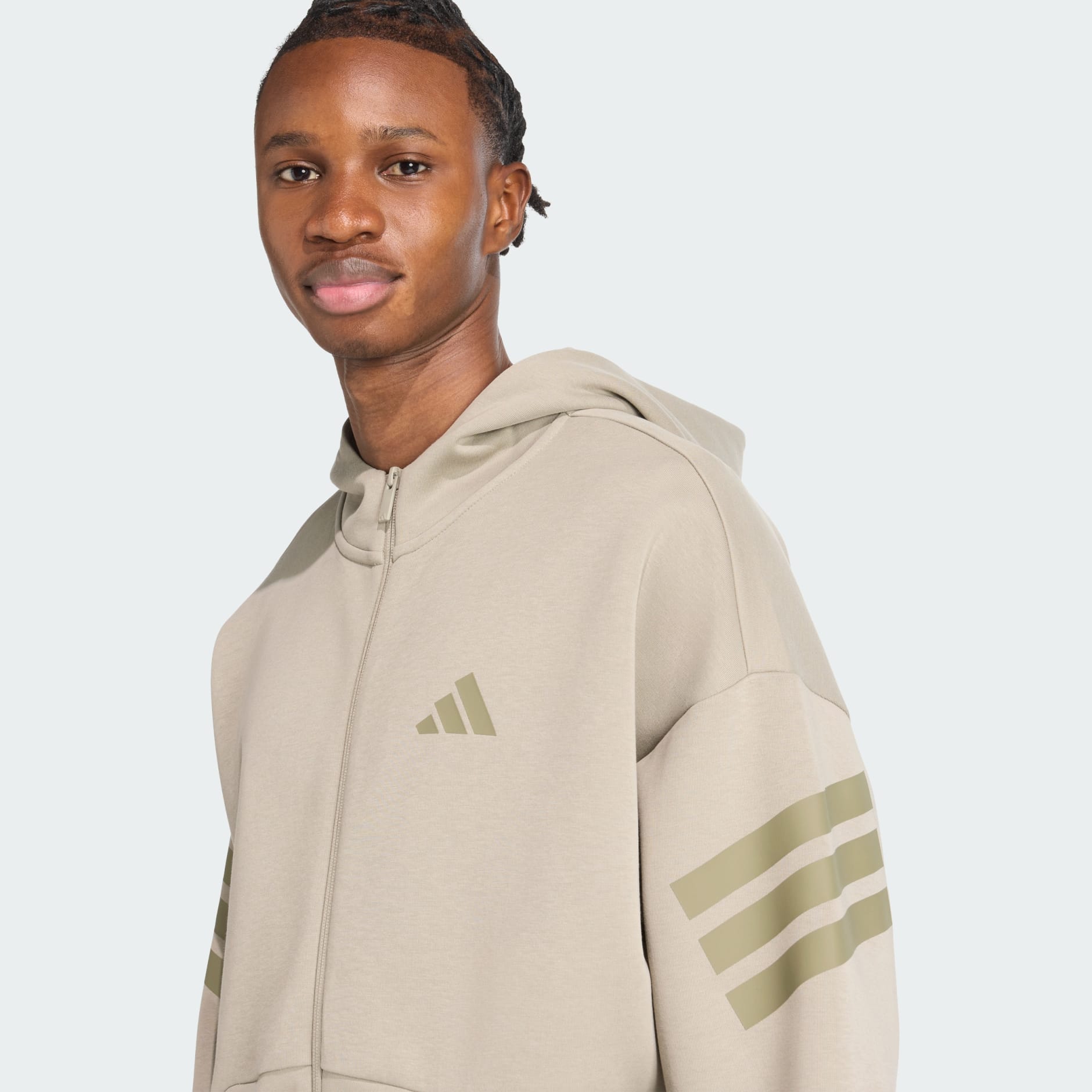 קפוצ'ון רוכסן מלא Future Icons 3-Stripes