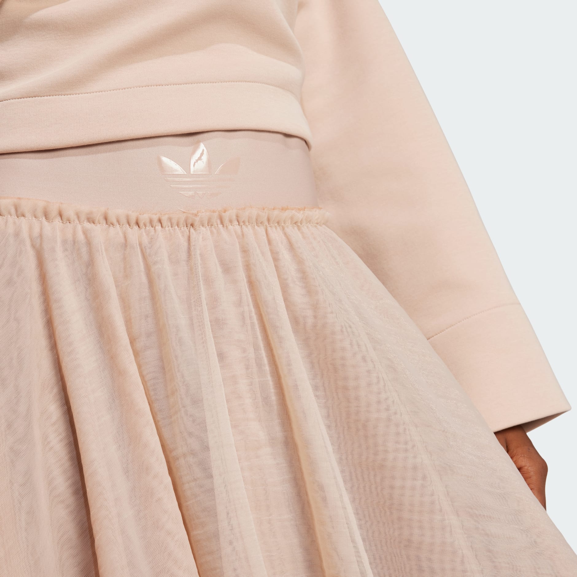 Waistband Tulle Maxi Skirt
