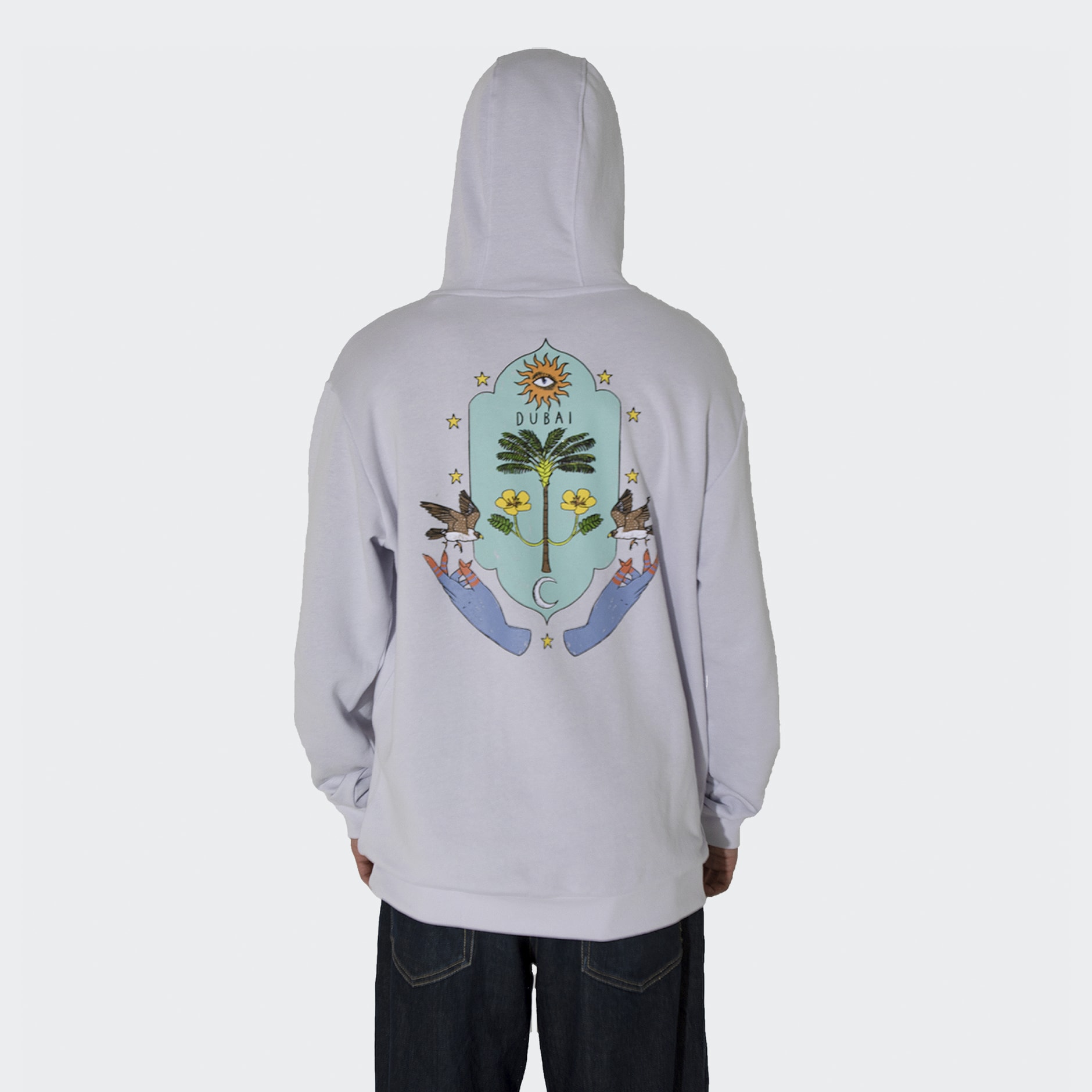 ADIDAS DUBAI NOURIE FLAYHAN GRAPHIC HOODIE