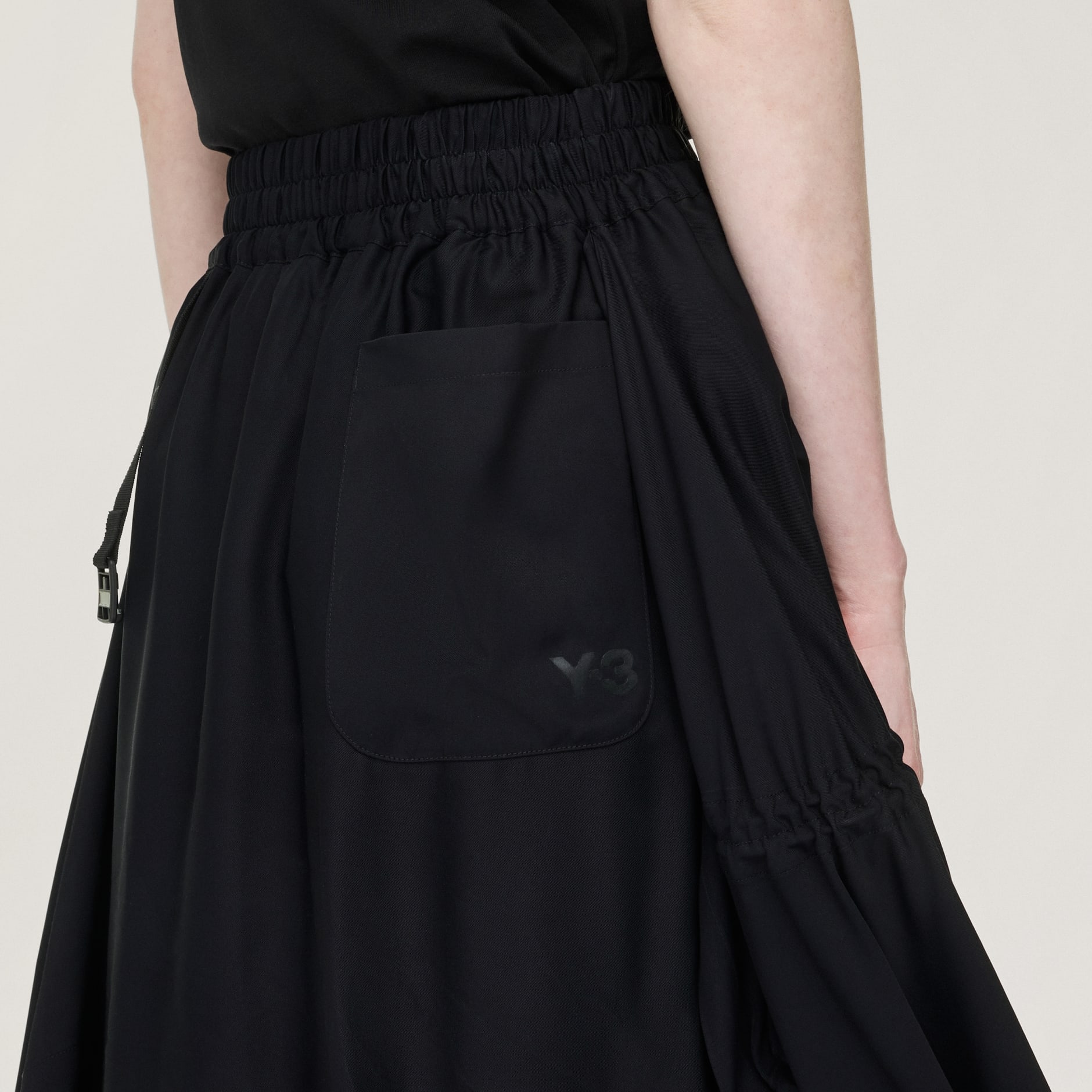 Y-3 Rayon Twill Skirt