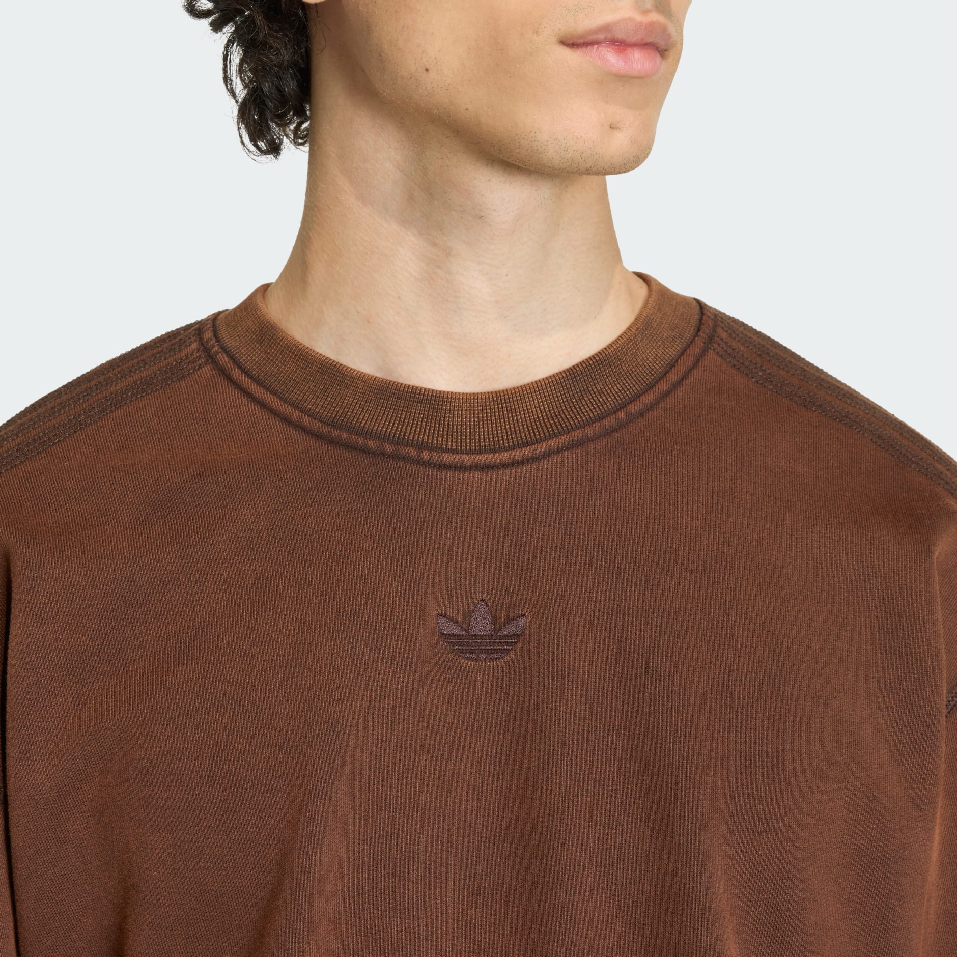 Bluză cu Guler Spălat Rotund Premium Essentials Retro.