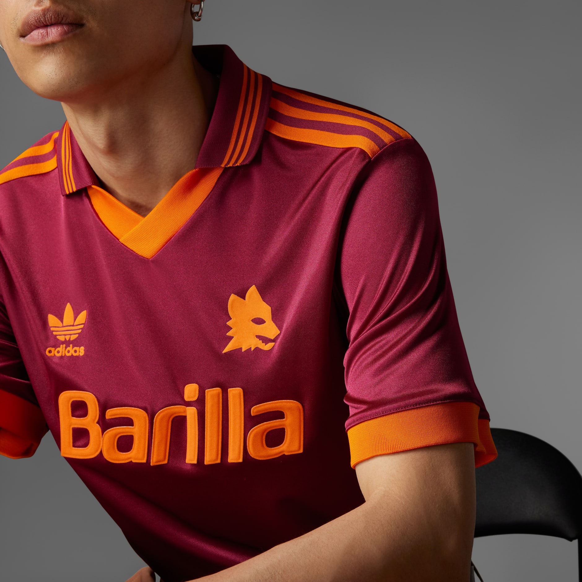 Men s Clothing AS Roma Bring Back 1993 Jersey Burgundy adidas Saudi Arabia