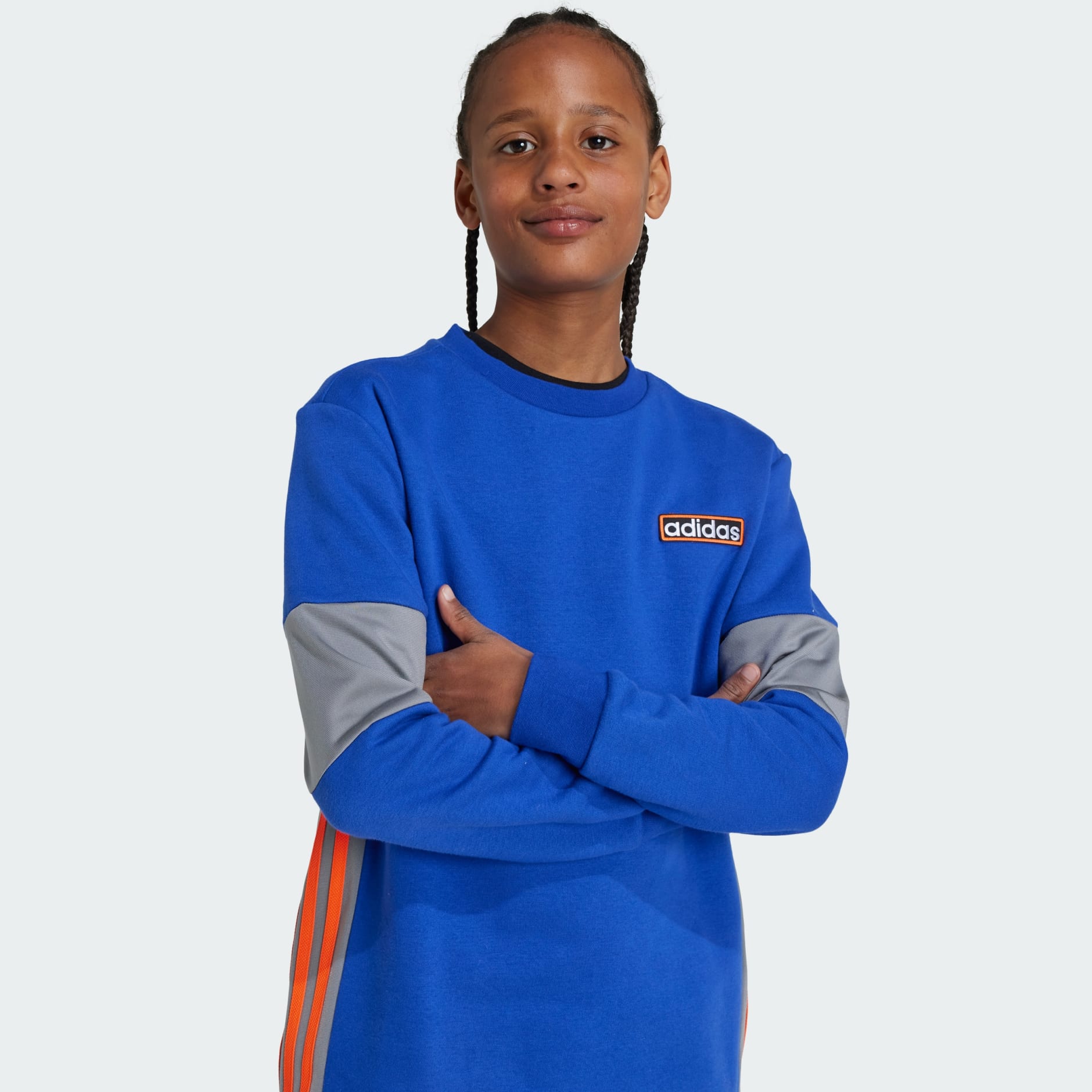 adidas Sweat shirt ras du cou Enfants Bleu adidas TN