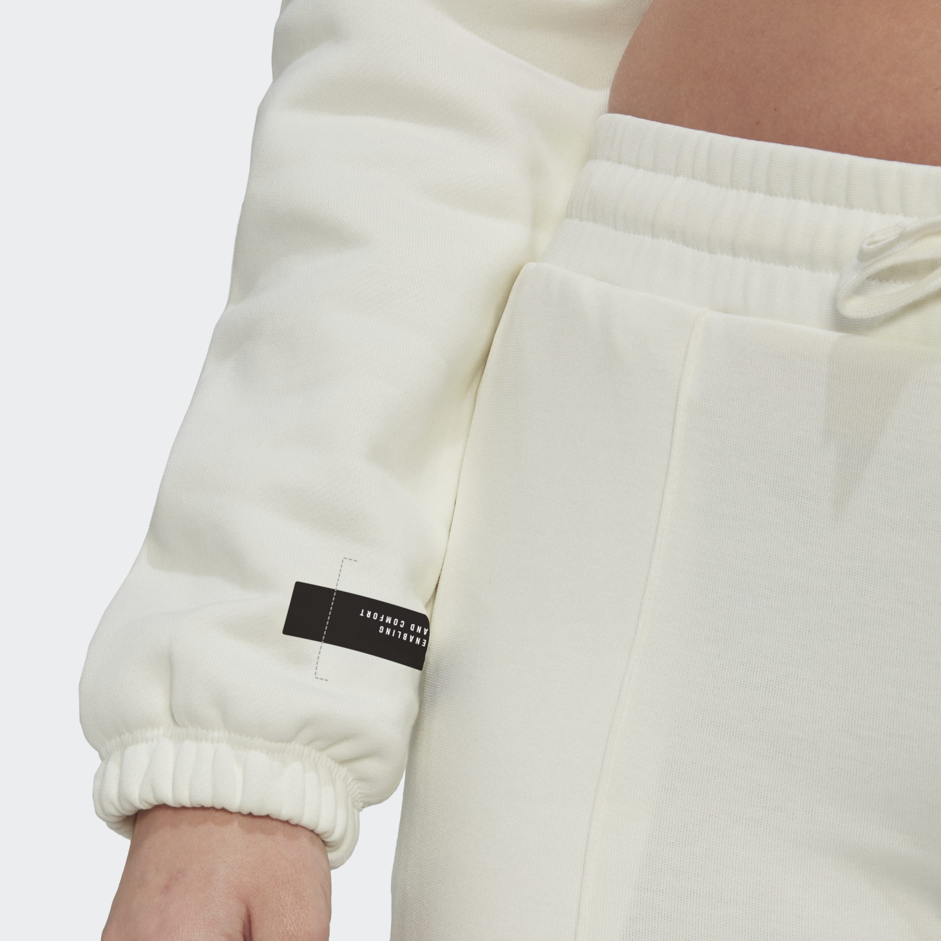 Cropped Half-Zip Sweatshirt