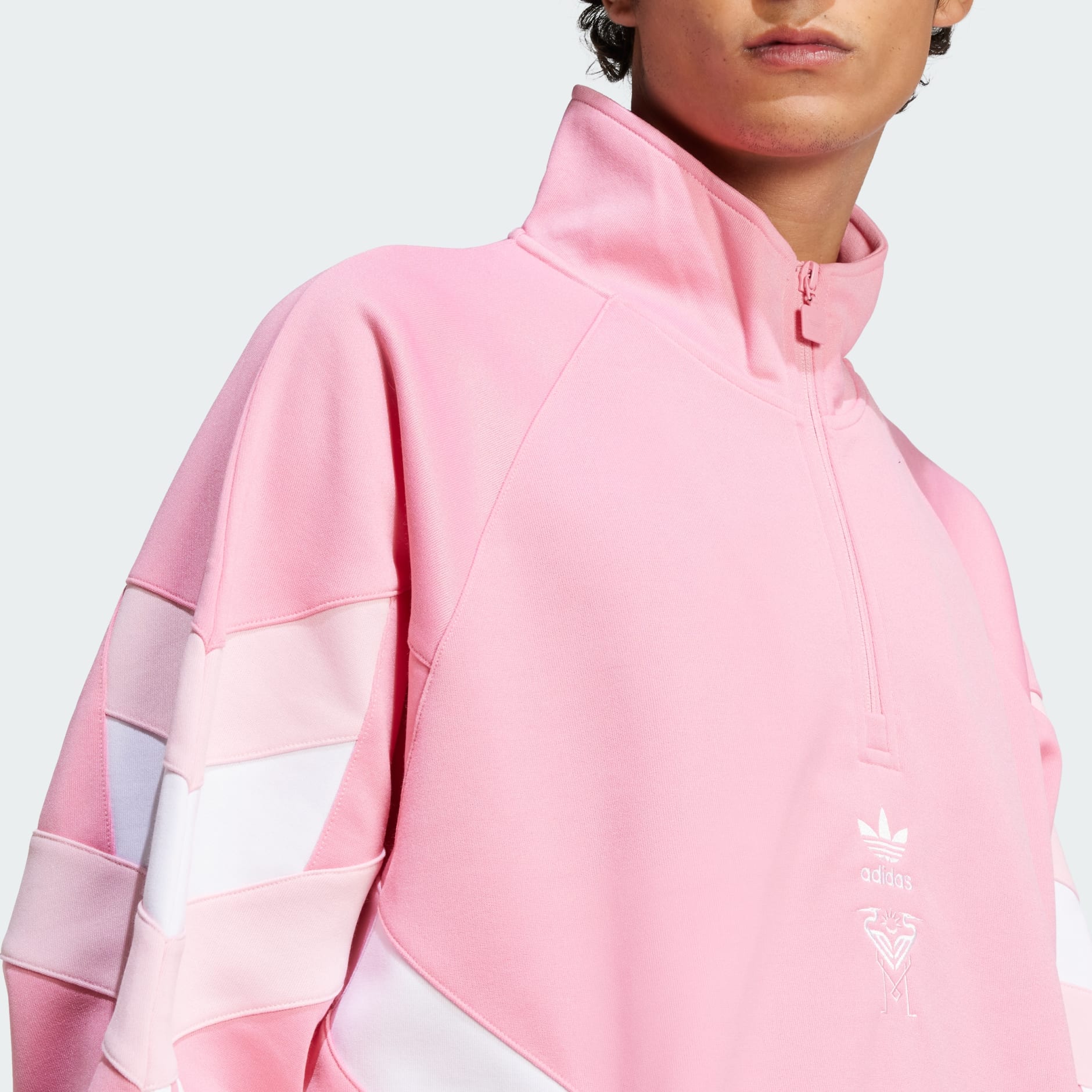 adidas Inter Miami CF Originals Half-Zip Crew Sweatshirt