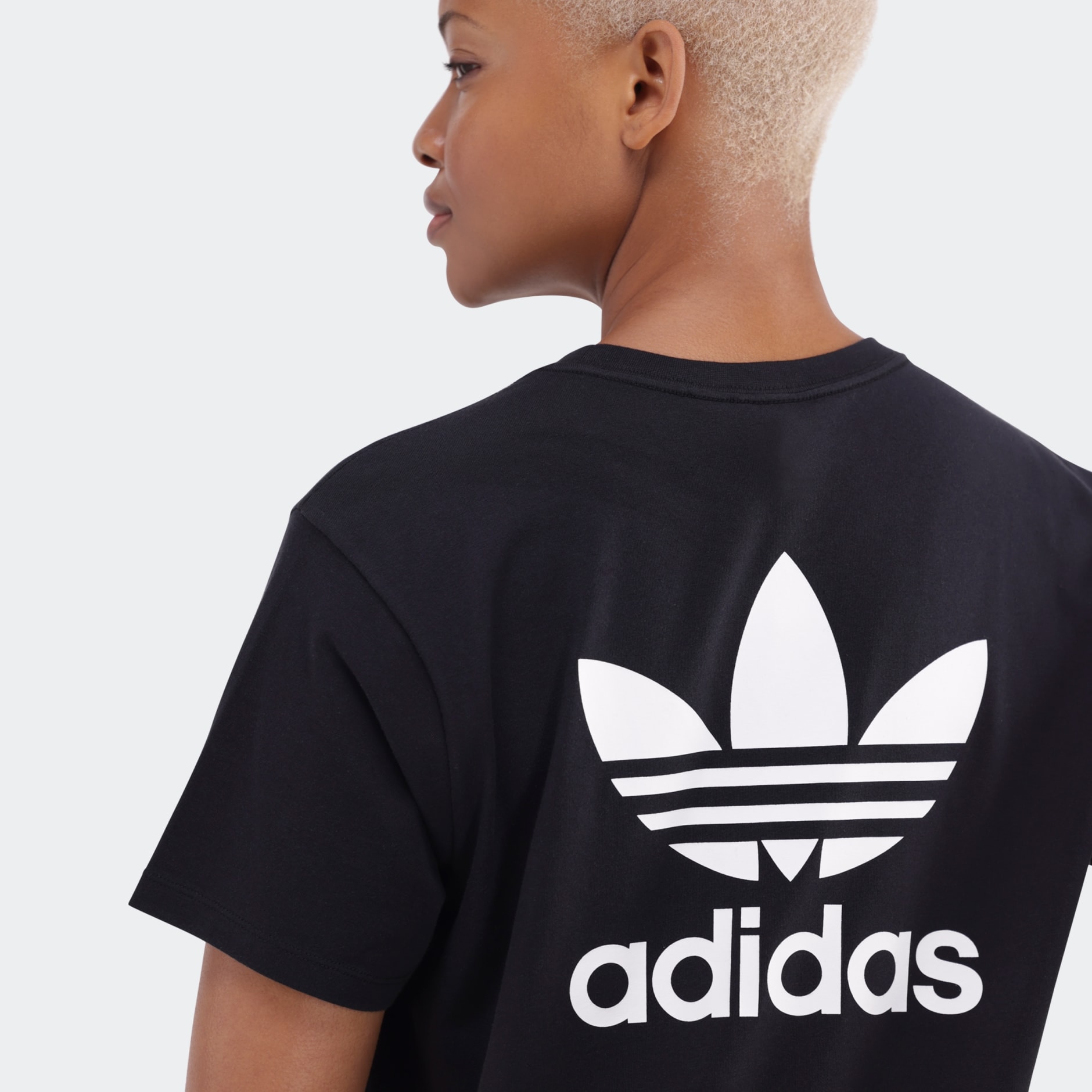 Adidas trefoil crew dress on sale