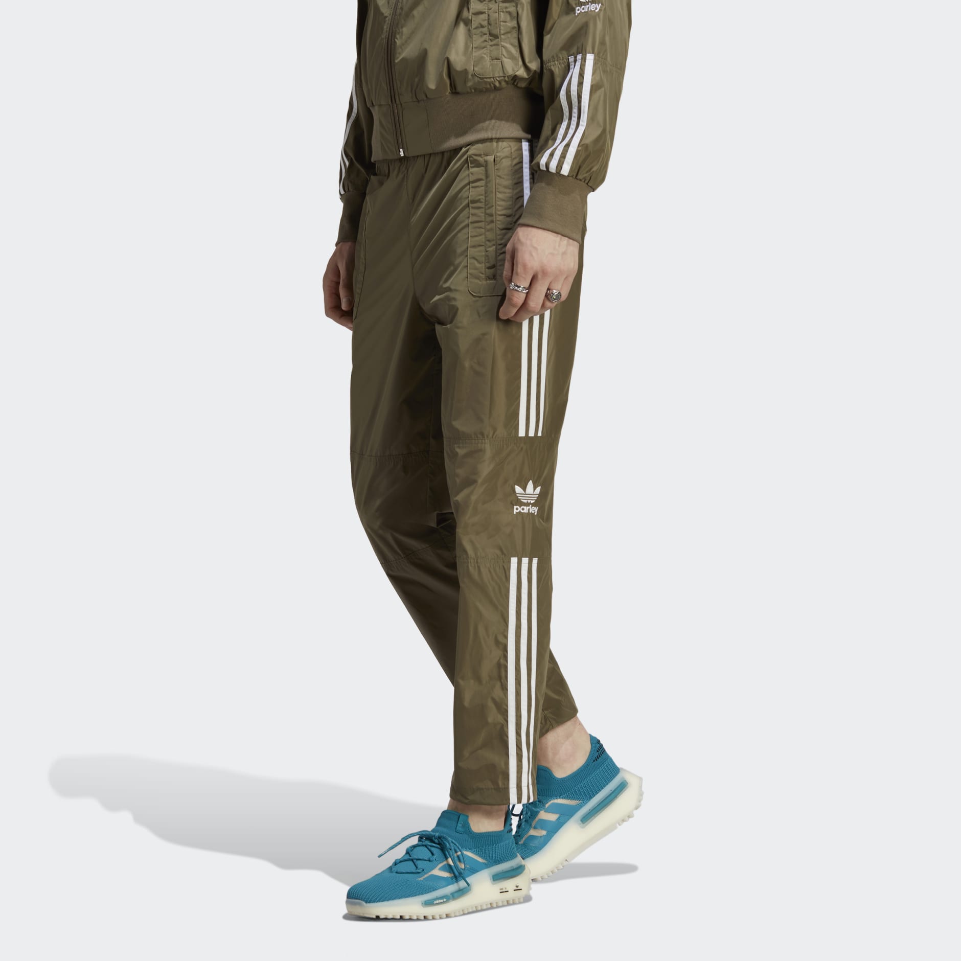Men's Clothing - Adicolor Parley Track Pants - Green | adidas Egypt