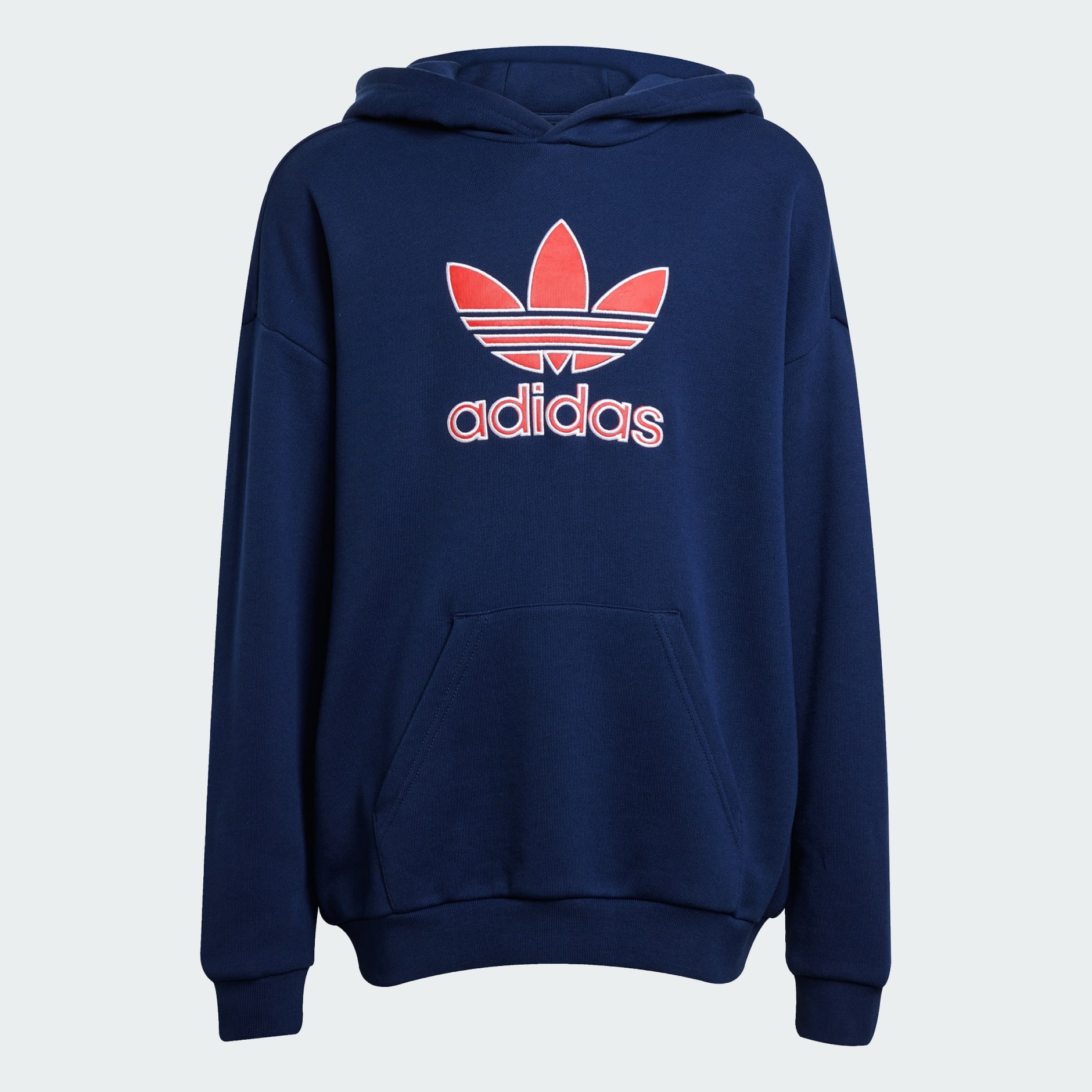 Hanorac supradimensionat cu logo mare pentru copii